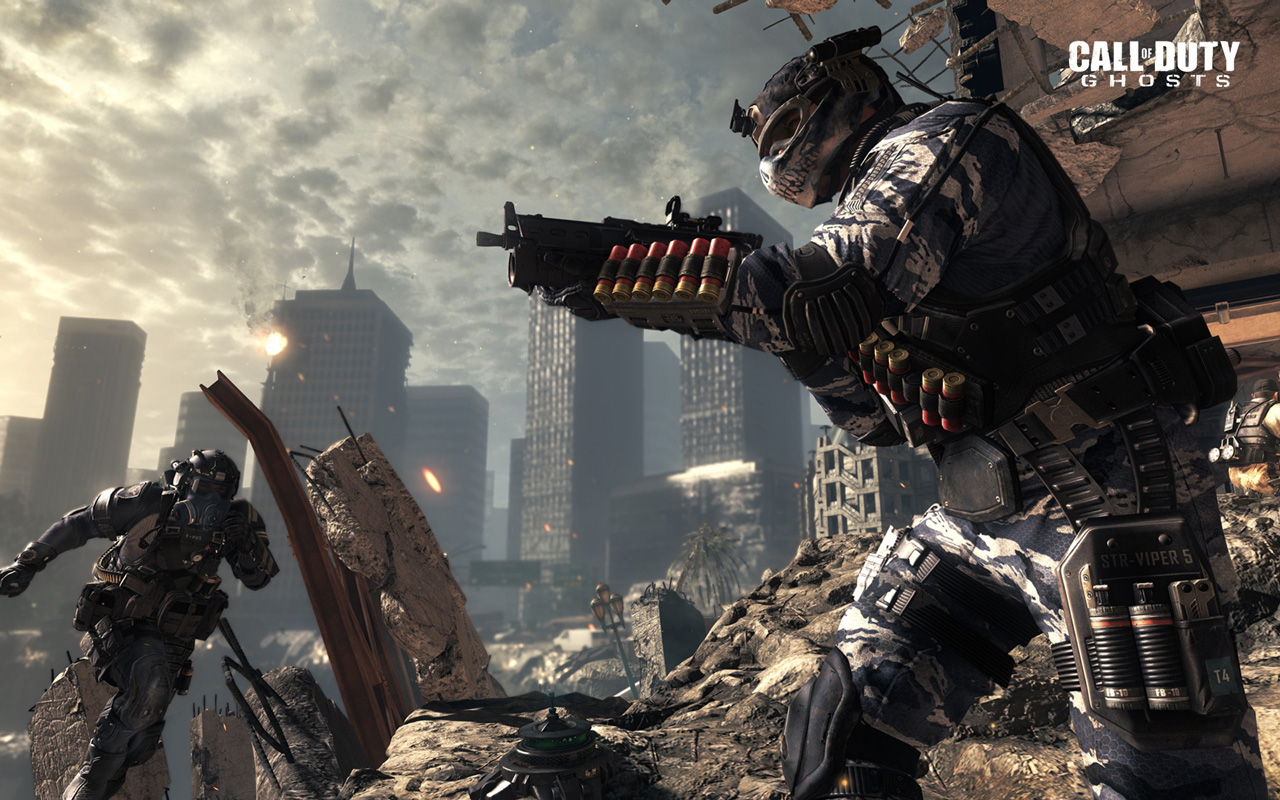 Free Call Of Duty - Call Of Duty Ghosts Gameplay Hd - HD Wallpaper 