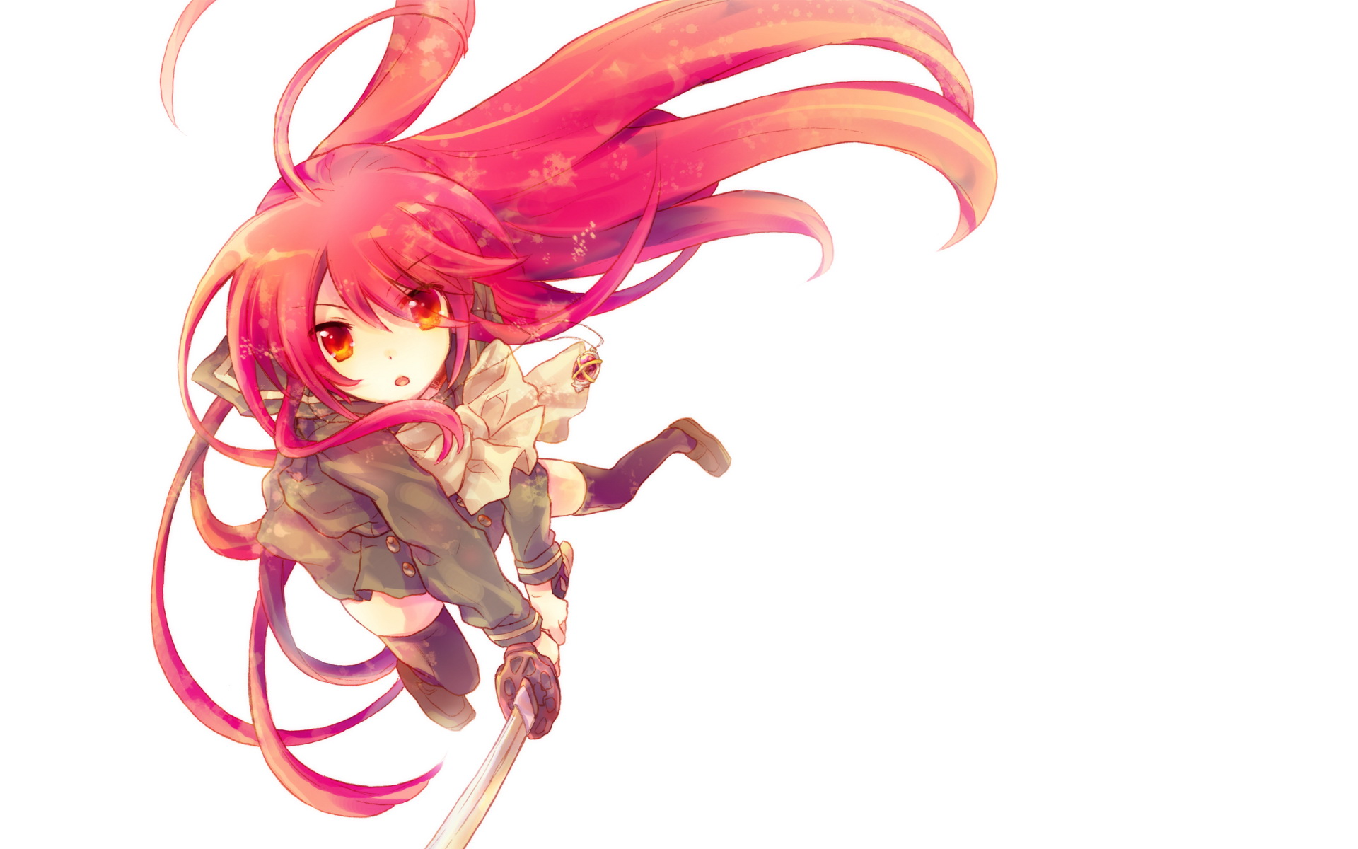 Young Red Haired Anime Girl - HD Wallpaper 