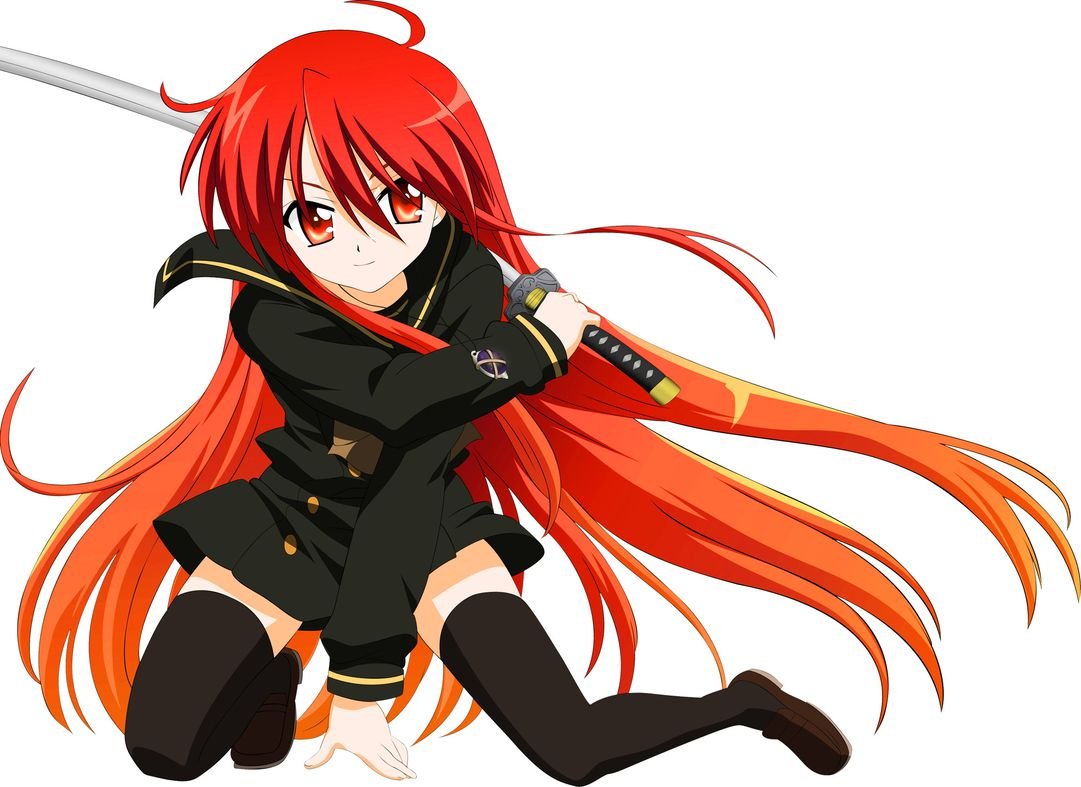 Shakugan No Shana S Customized Inch Silk Print Poster/wallpaper - Anime Red Haired Girl - HD Wallpaper 
