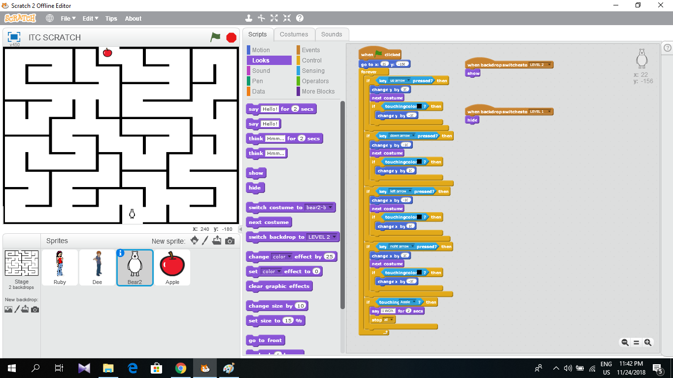 Make A Maze Game On Scratch - HD Wallpaper 