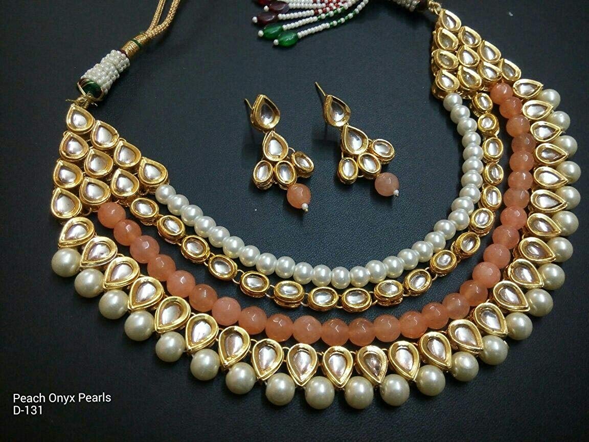 Imlistreet Traditional Pearl Beaded Kundan Necklace - Mandala Reiki Karuna - HD Wallpaper 