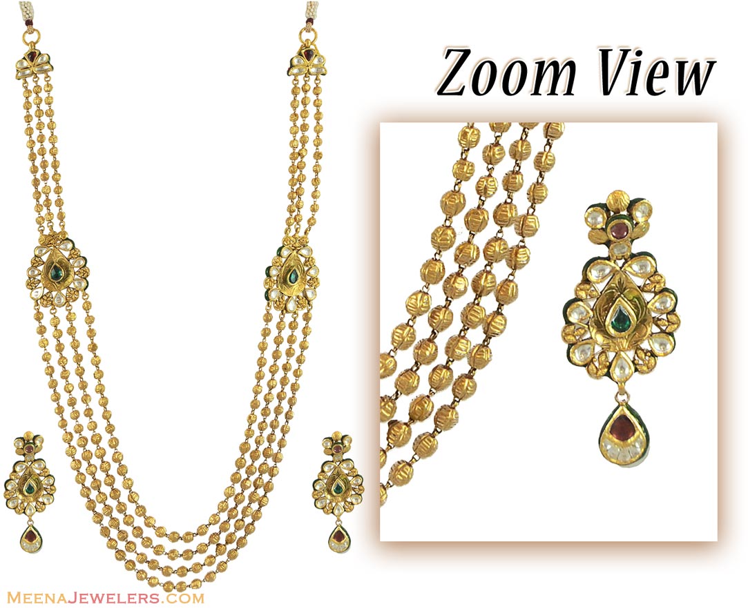 Kundan Set - Necklace - HD Wallpaper 