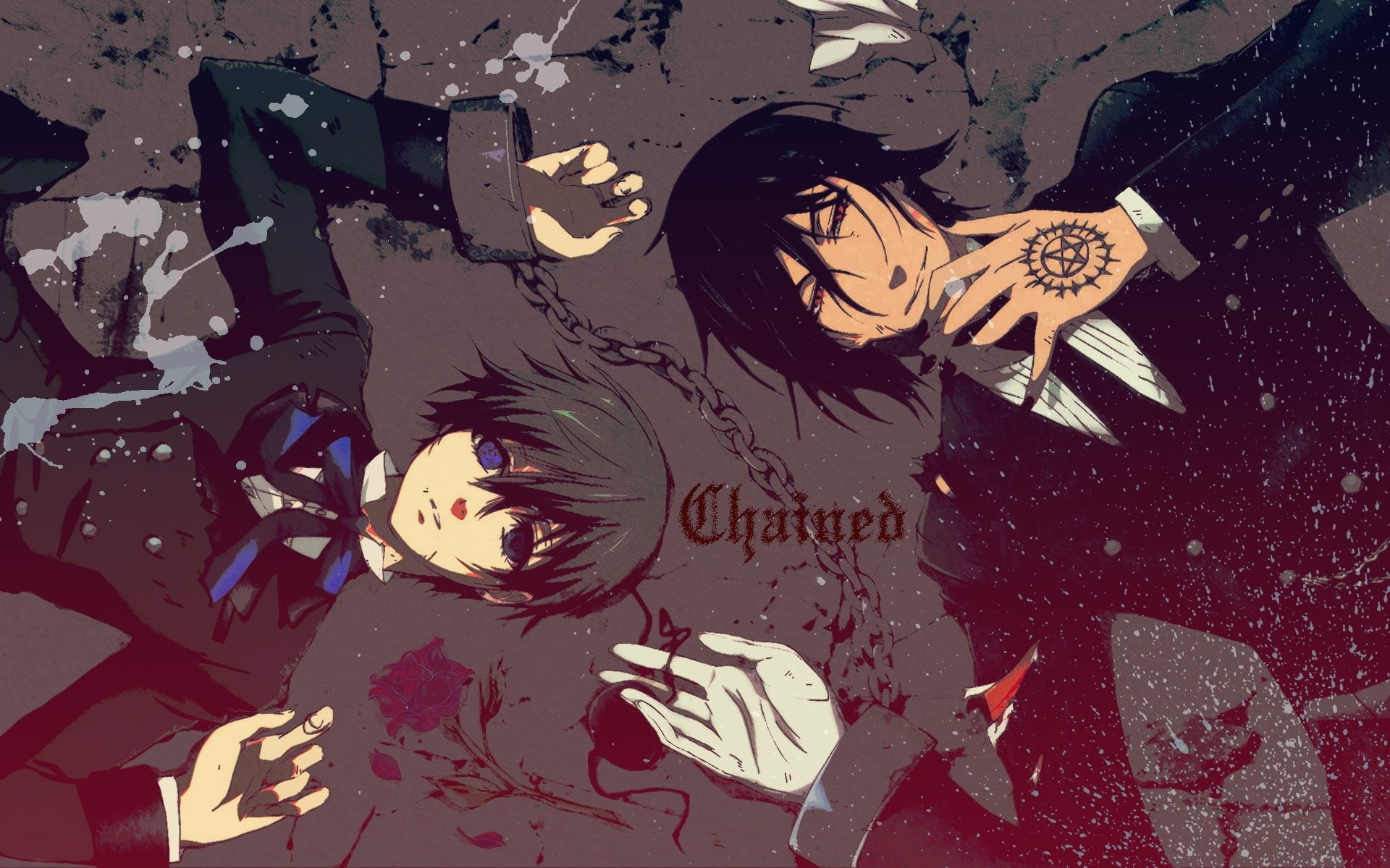 Ciel Phantomhive And Sebastian - HD Wallpaper 