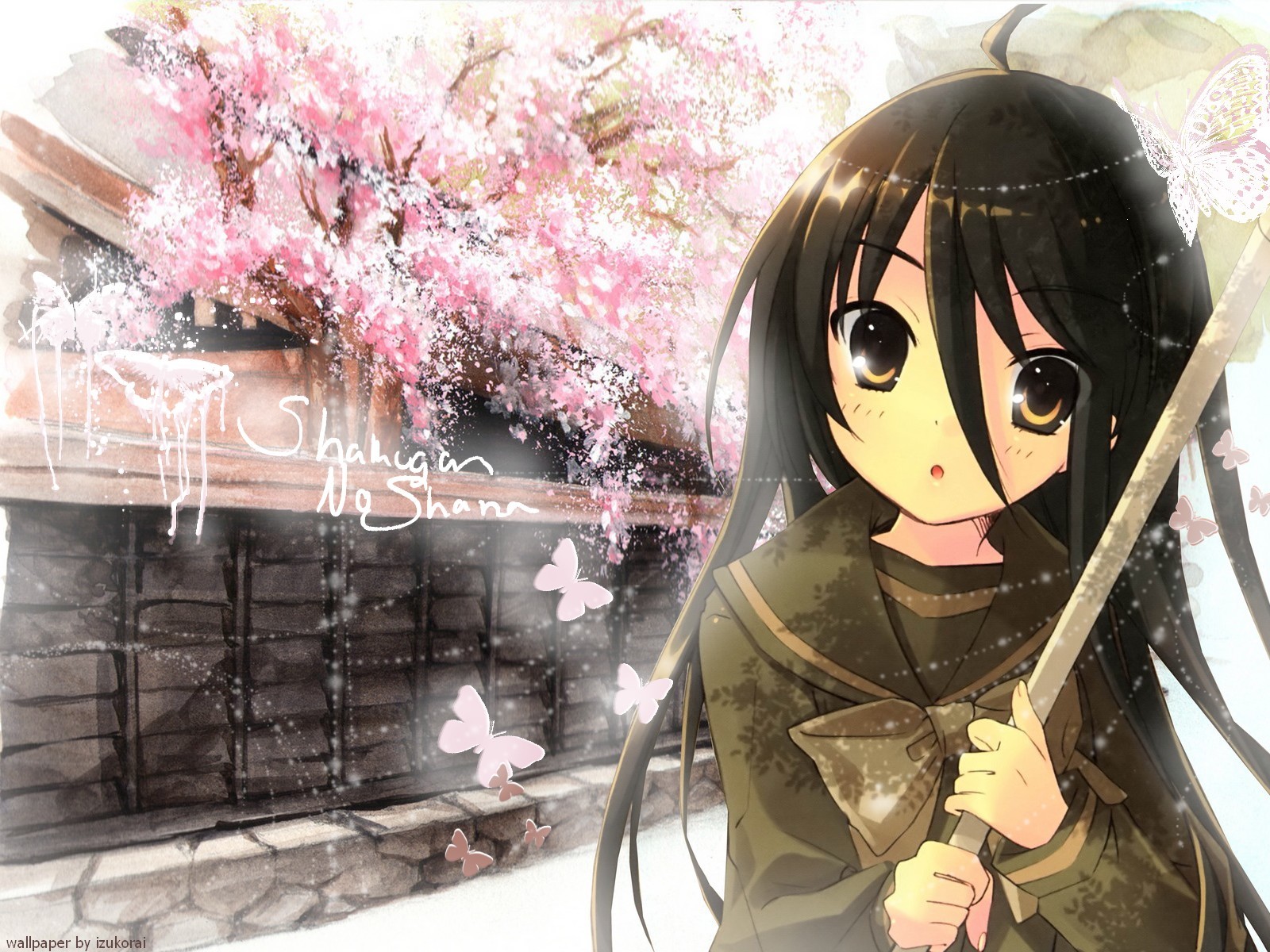 Shakugan No Shana Black Hair - HD Wallpaper 