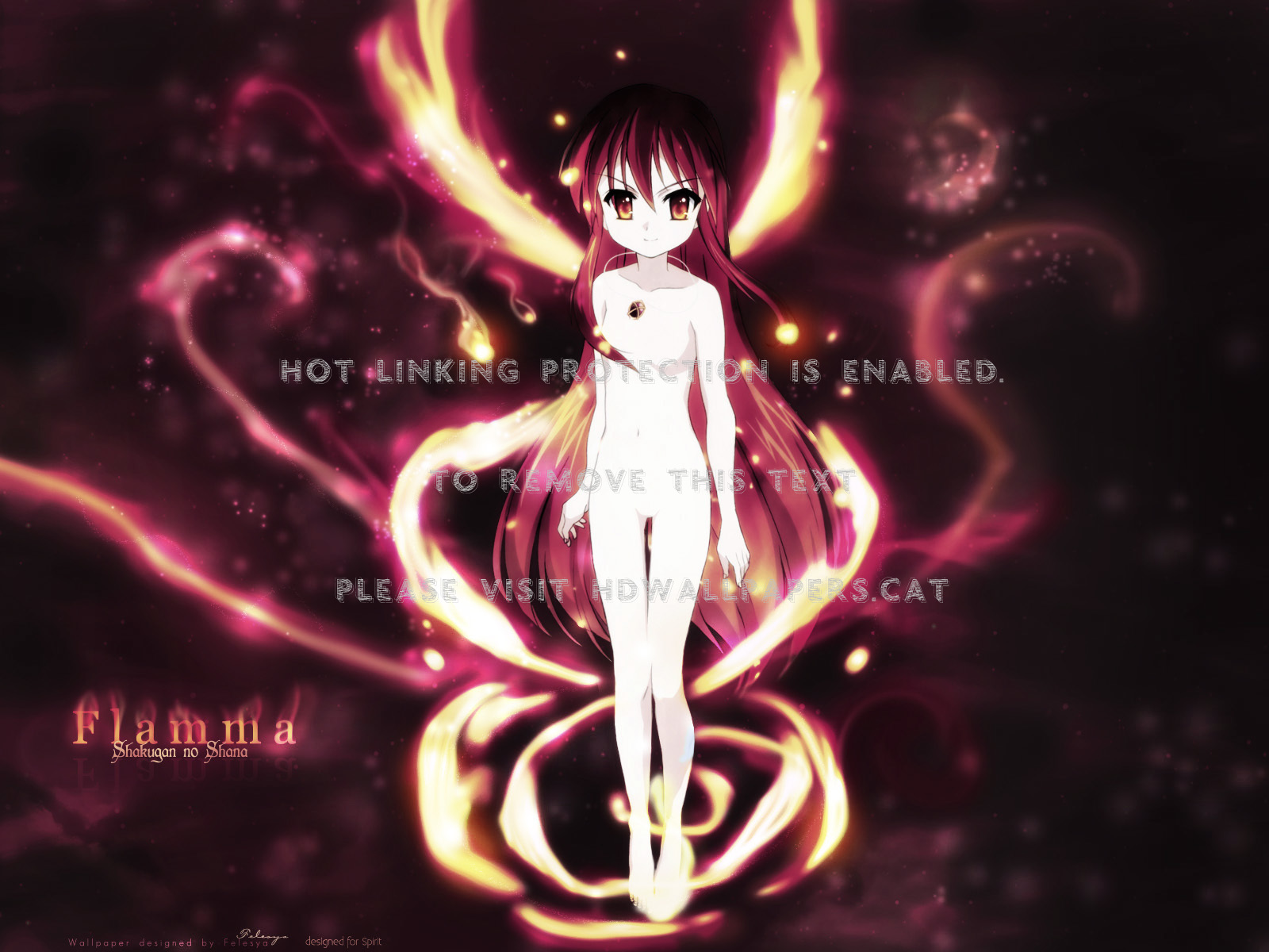 Shana Pink Wings Flame Haze Shakugan No - Shakugan No Shana Hd Wallpaper For Android - HD Wallpaper 