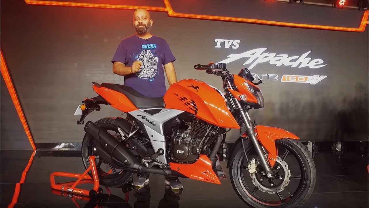 Apache Rtr 160 Orange Colour - HD Wallpaper 