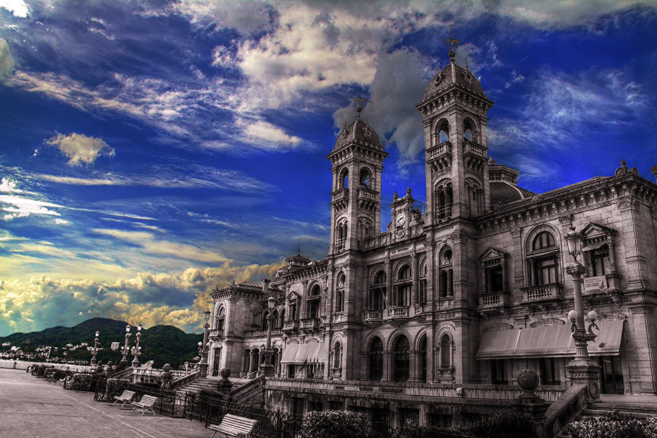 San Sebastian Hdr - HD Wallpaper 