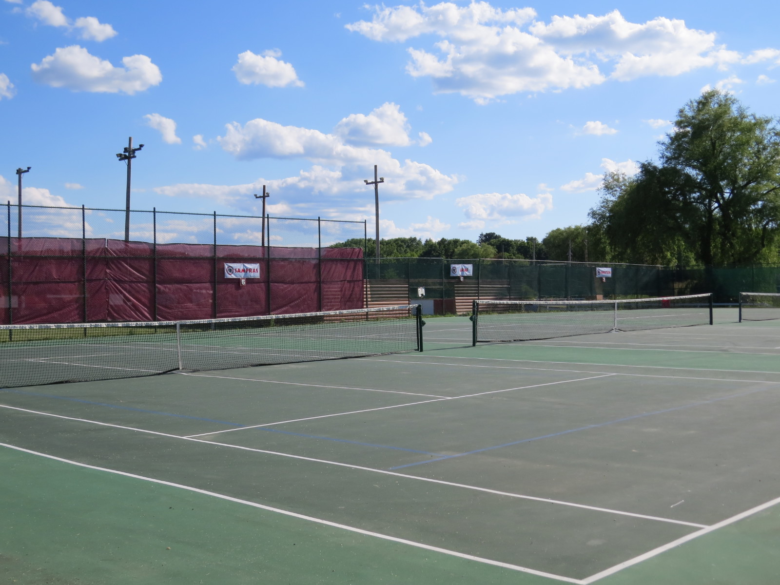 Tennis Court - HD Wallpaper 