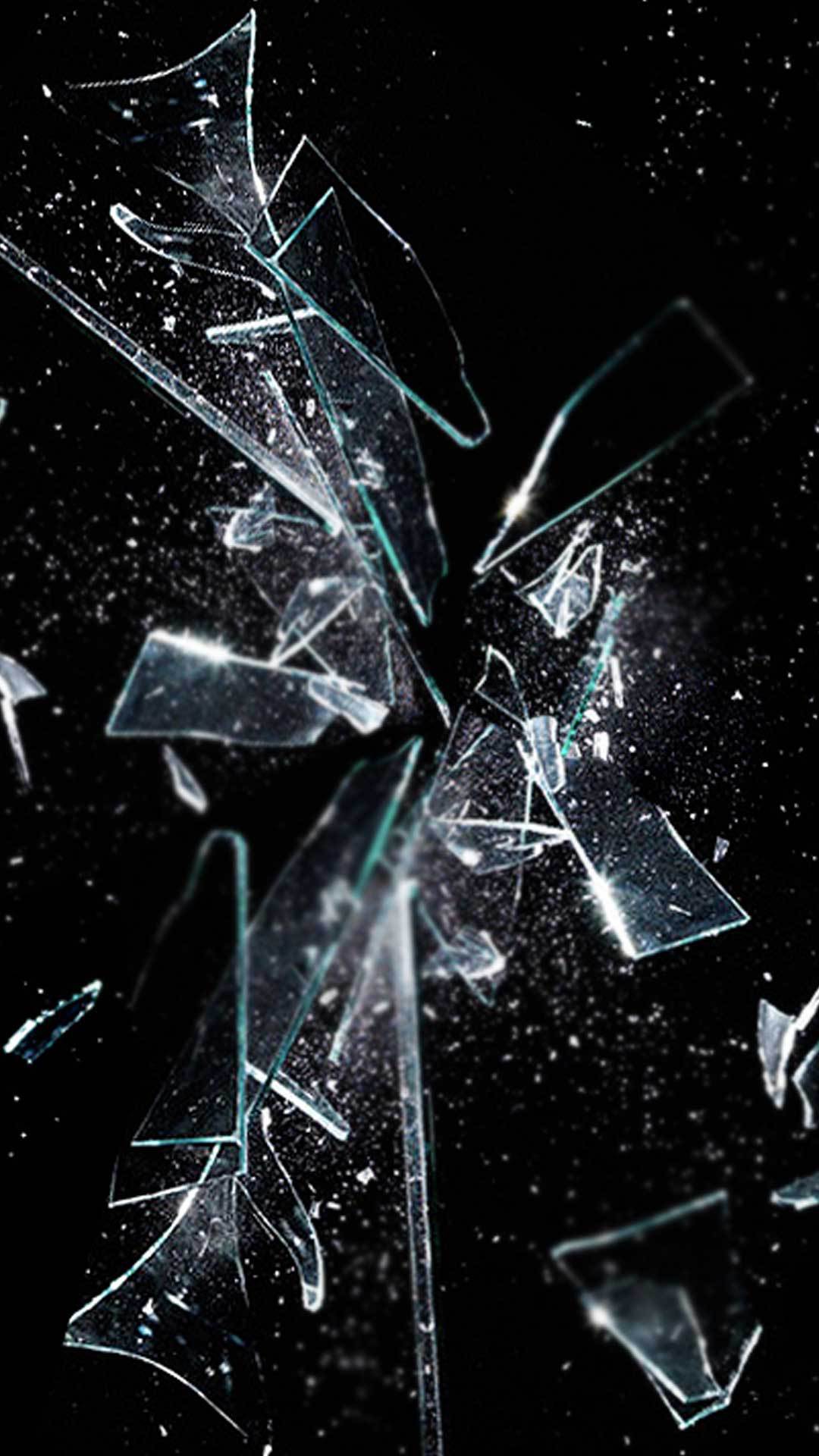 Iphone 7 Plus Cracked Screen - HD Wallpaper 