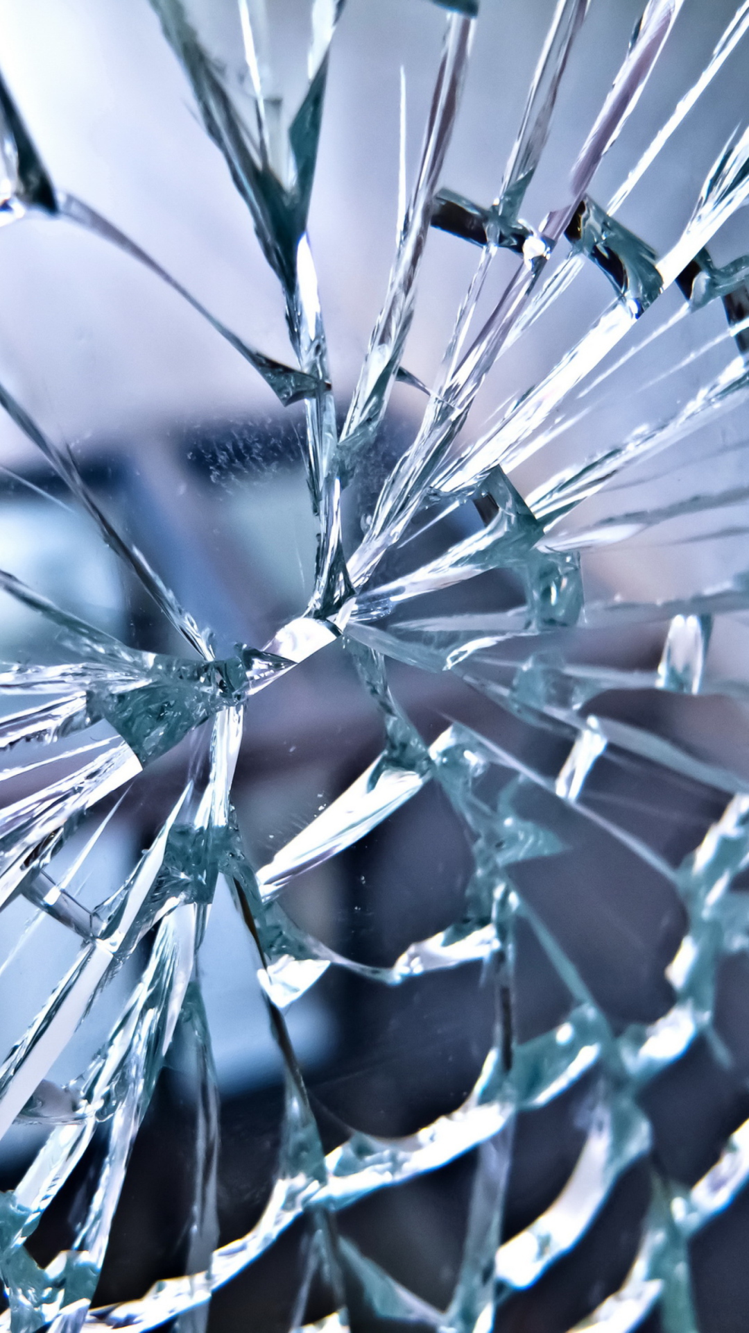 Broken Glass Iphones - Glass Break Wallpaper Hd - HD Wallpaper 