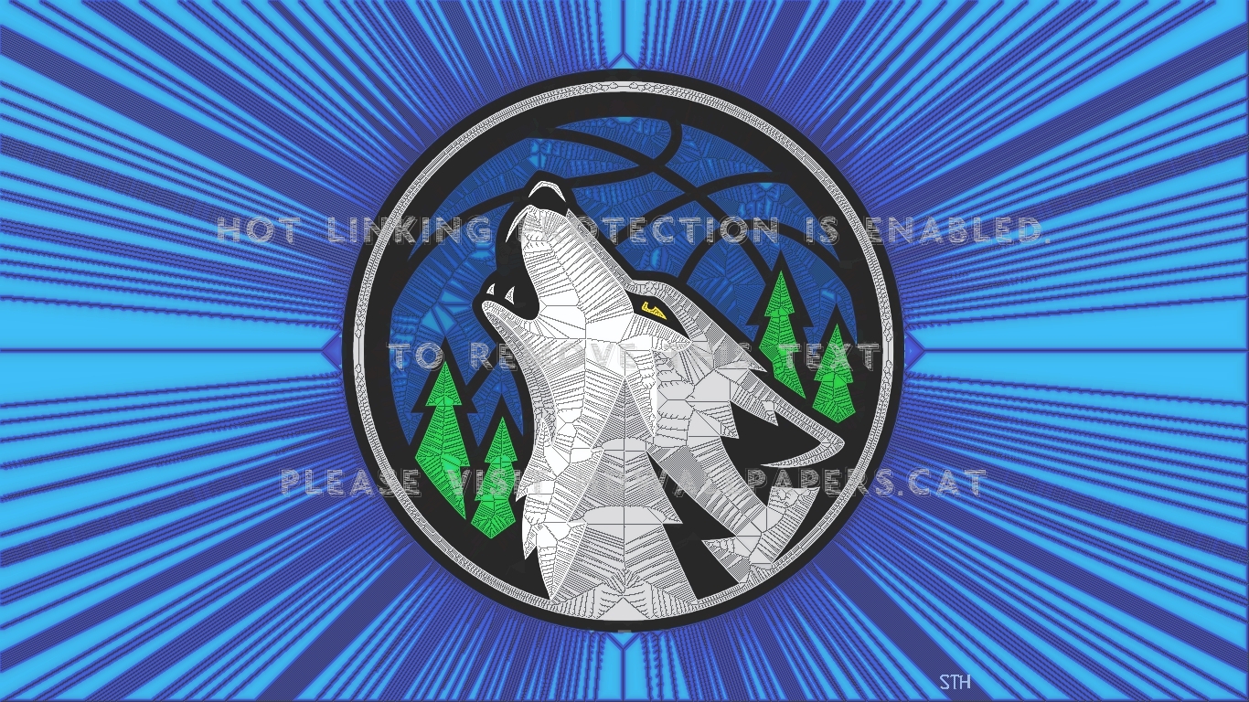 Timberwolves Cracked Glass 2nd Logo Nba - Minnesota Timberwolves - HD Wallpaper 