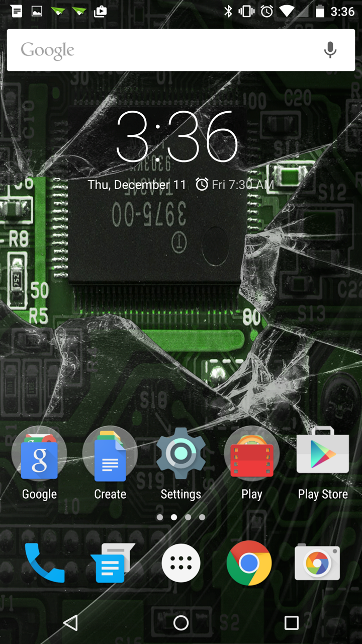 Nexus 5x Home Screen - HD Wallpaper 