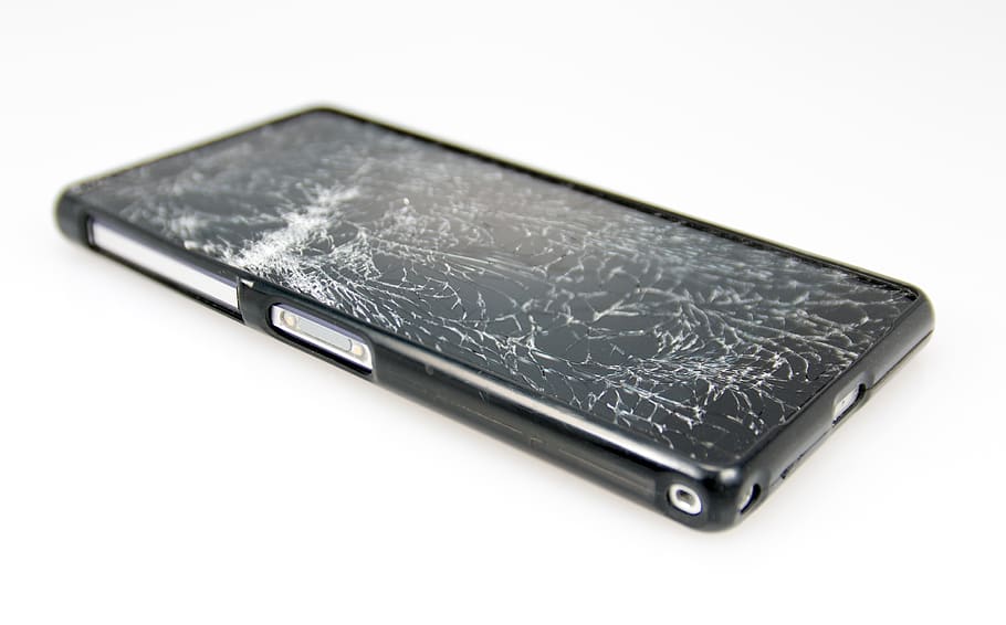 Mobile Phone, Damage, Fracture, Display, Smartphone, - Damage Mobile - HD Wallpaper 