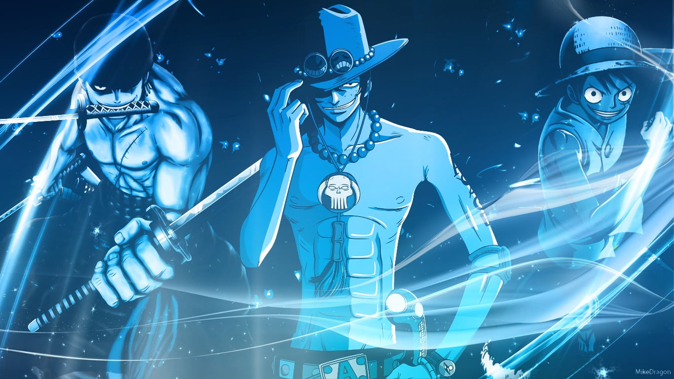 One Piece Wallpaper Blue - HD Wallpaper 