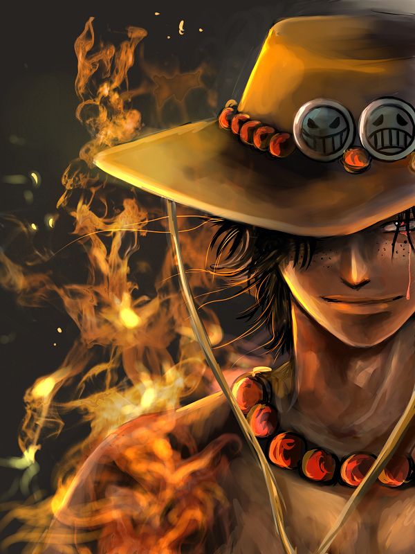 ace one piece wallpaper