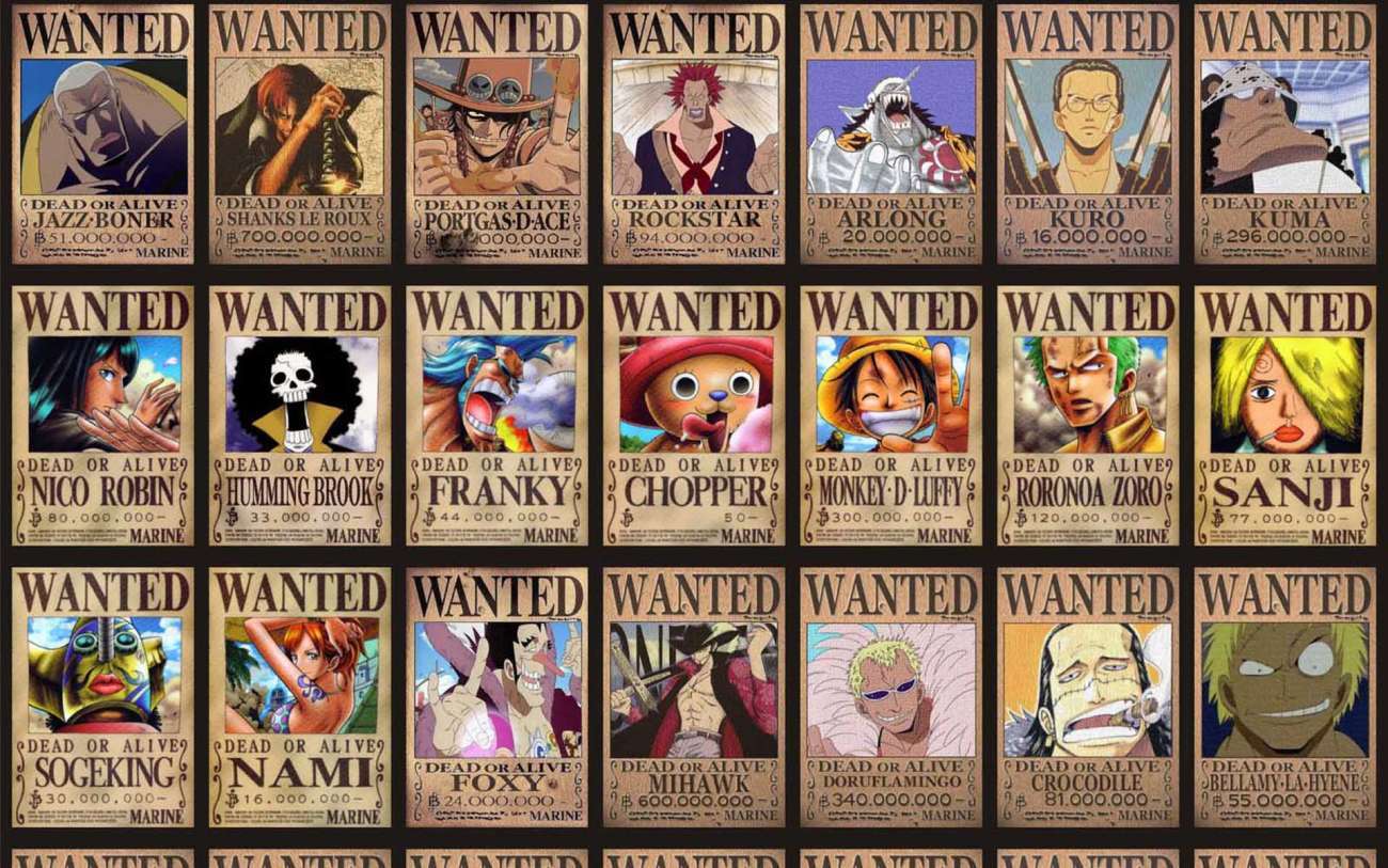 luffy wallpaper wanted