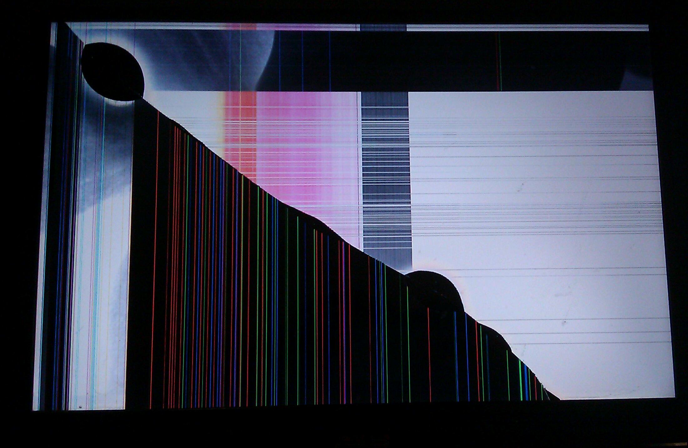 Dropped Lcd Screen - Broken Chromebook Screen Prank - HD Wallpaper 