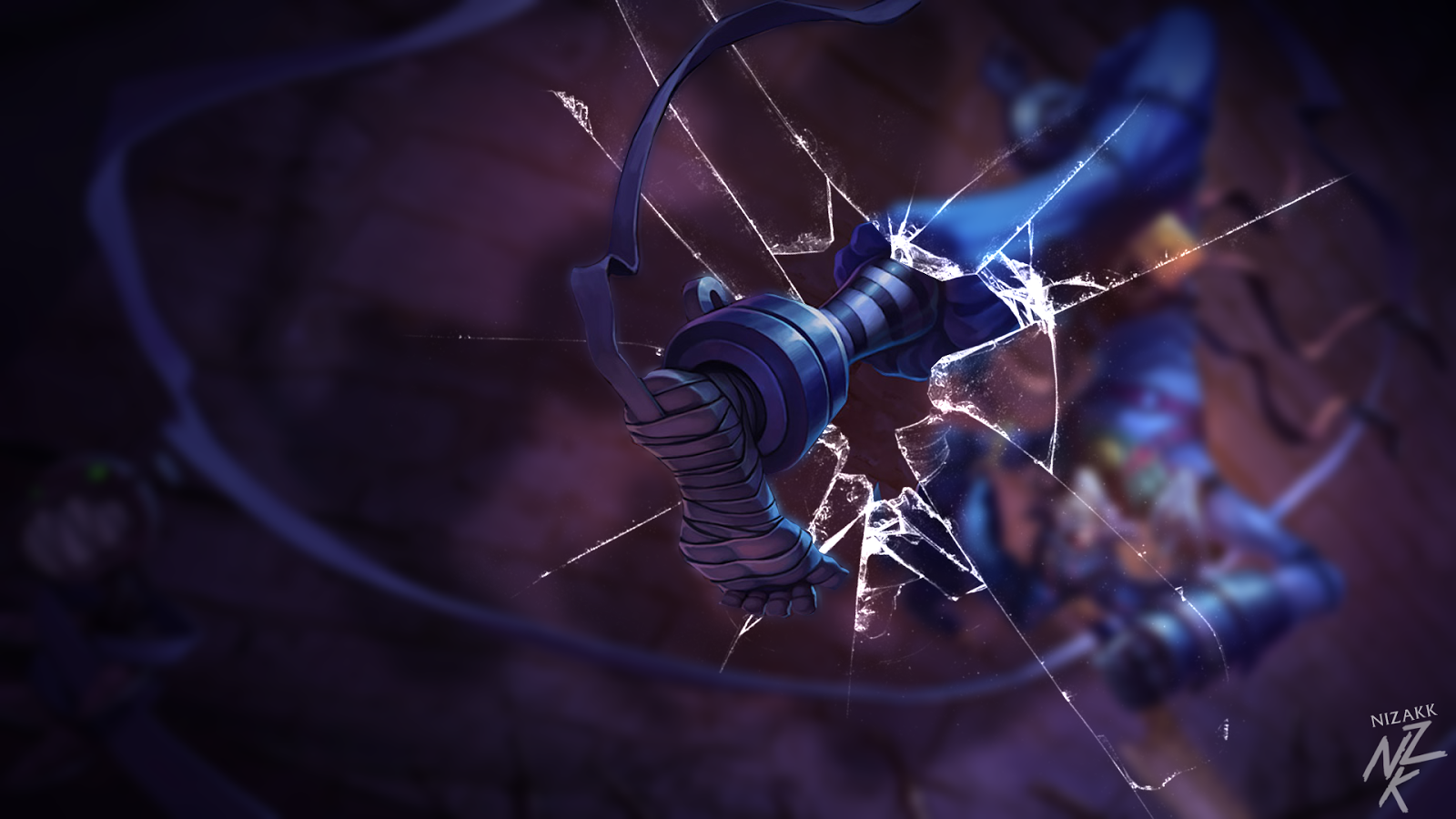 Broken Screen League Of Legends Wallpaper Full Hd For - Lol Wallpaper Broken Screen - HD Wallpaper 