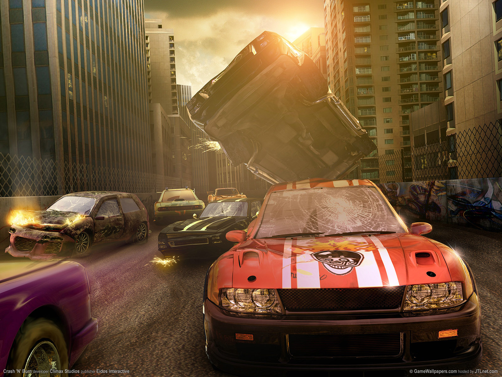 Crash N Burn - HD Wallpaper 
