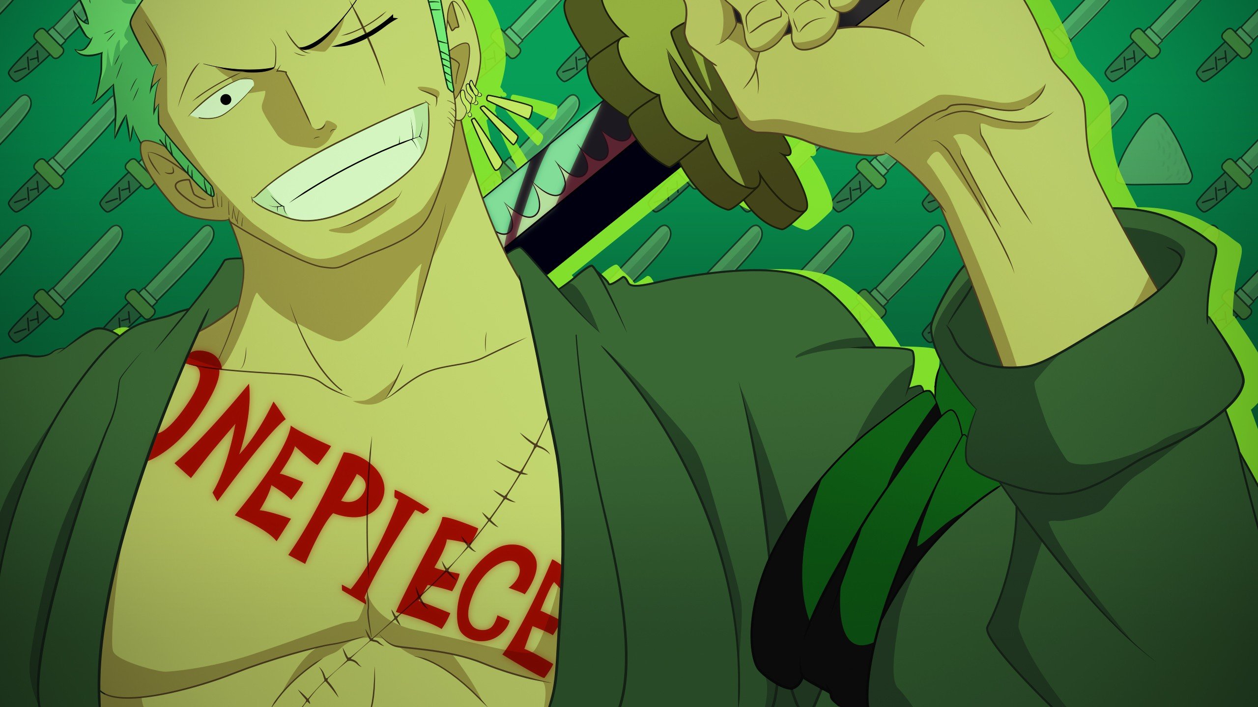 Free Download Zoro Roronoa Background Id - Anime One Piece Roronoa Zoro - HD Wallpaper 