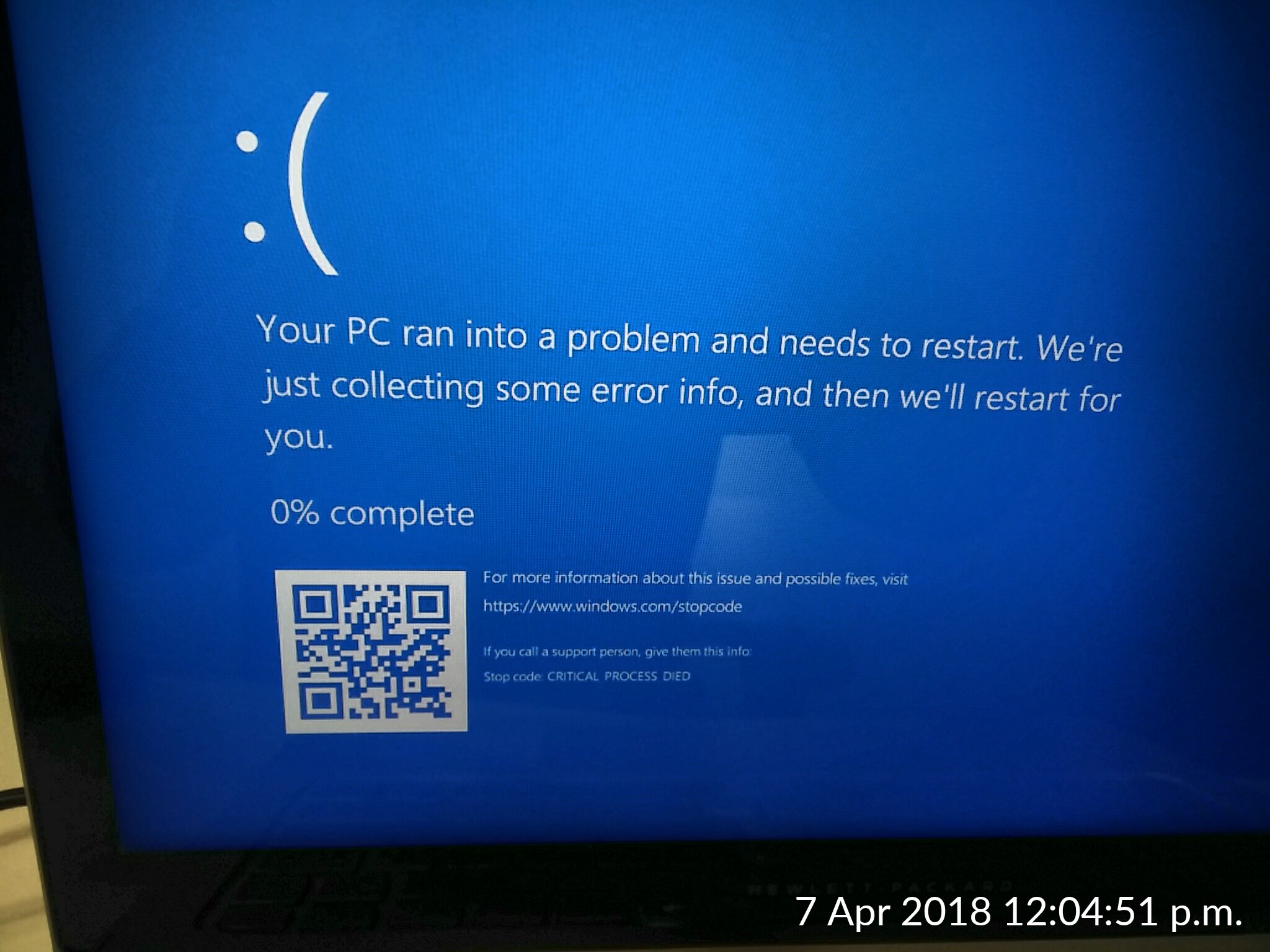 Blue Screen On Crash - Flat Panel Display - HD Wallpaper 