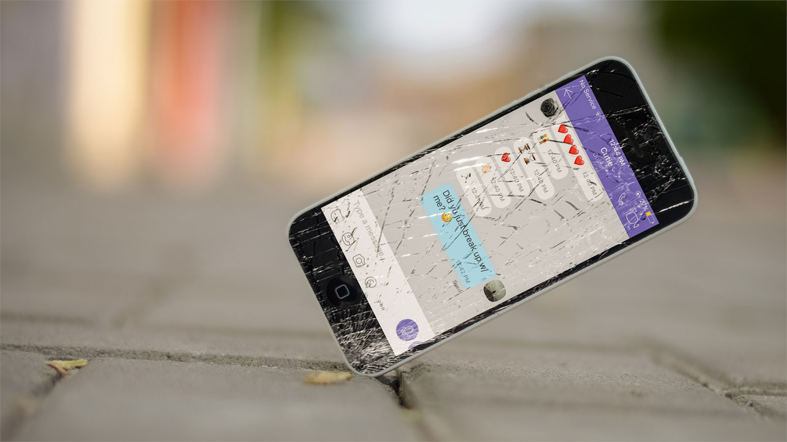 Phone Broken - HD Wallpaper 