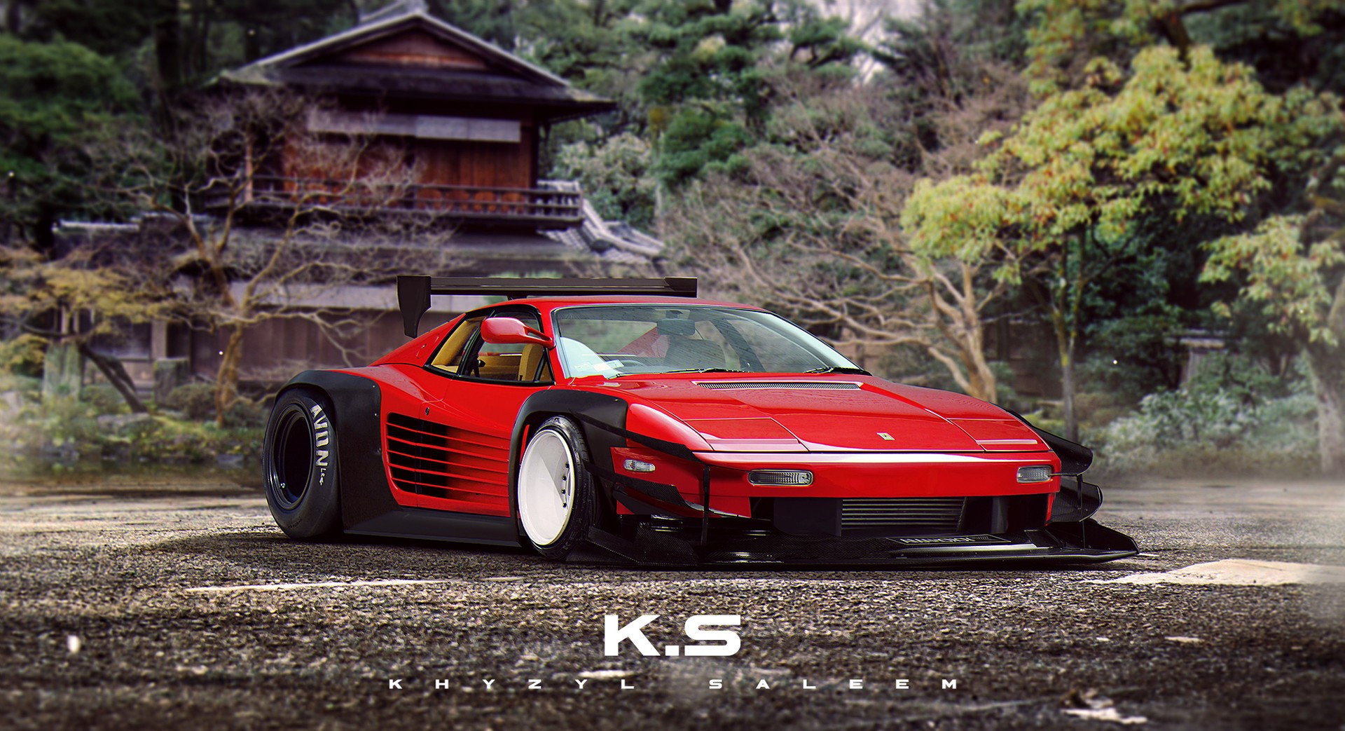 Ferrari Testarossa Race Car - HD Wallpaper 