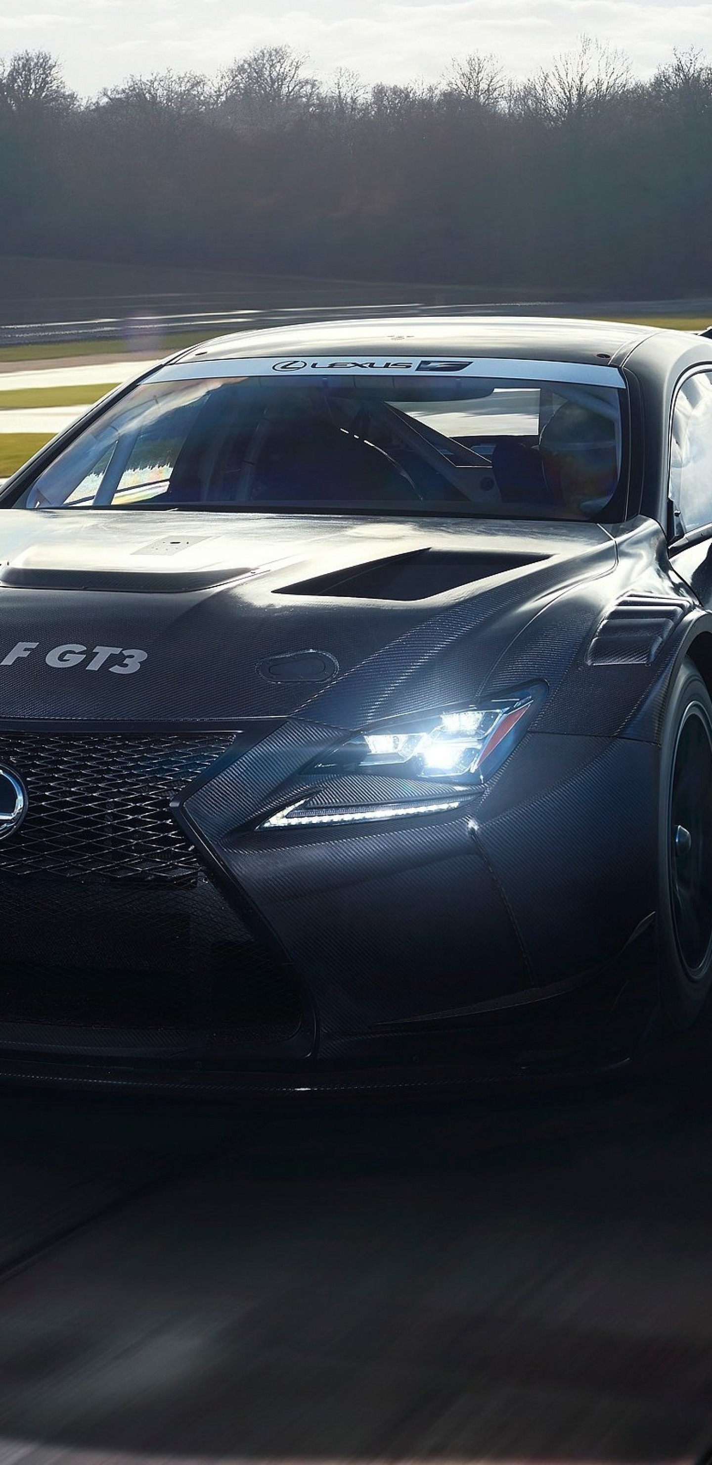 Lexus Rc F Gt3, Front View, Racing, Cars - Black Lexus Race Car - HD Wallpaper 