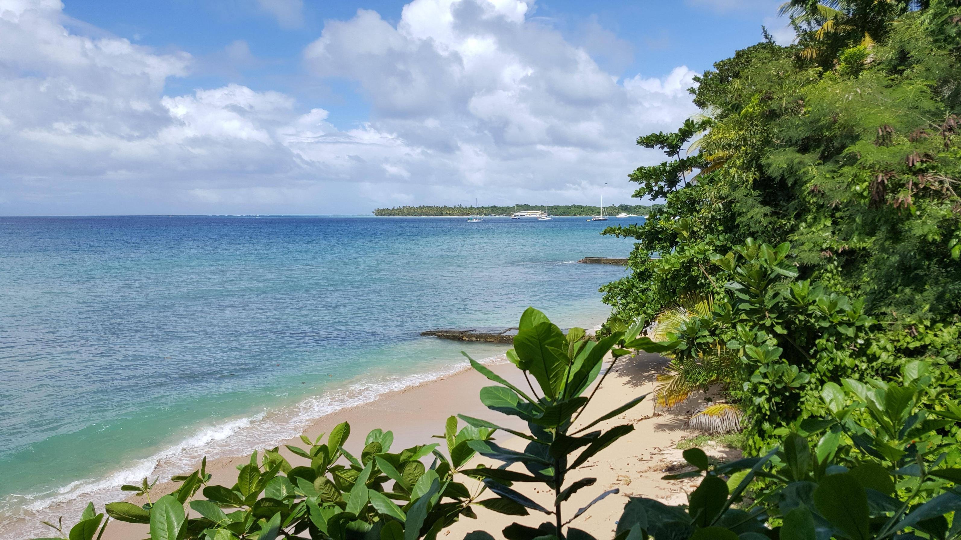 Beautiful Beach View From Sandy Pointe Hotel In Tobago - HD Wallpaper 
