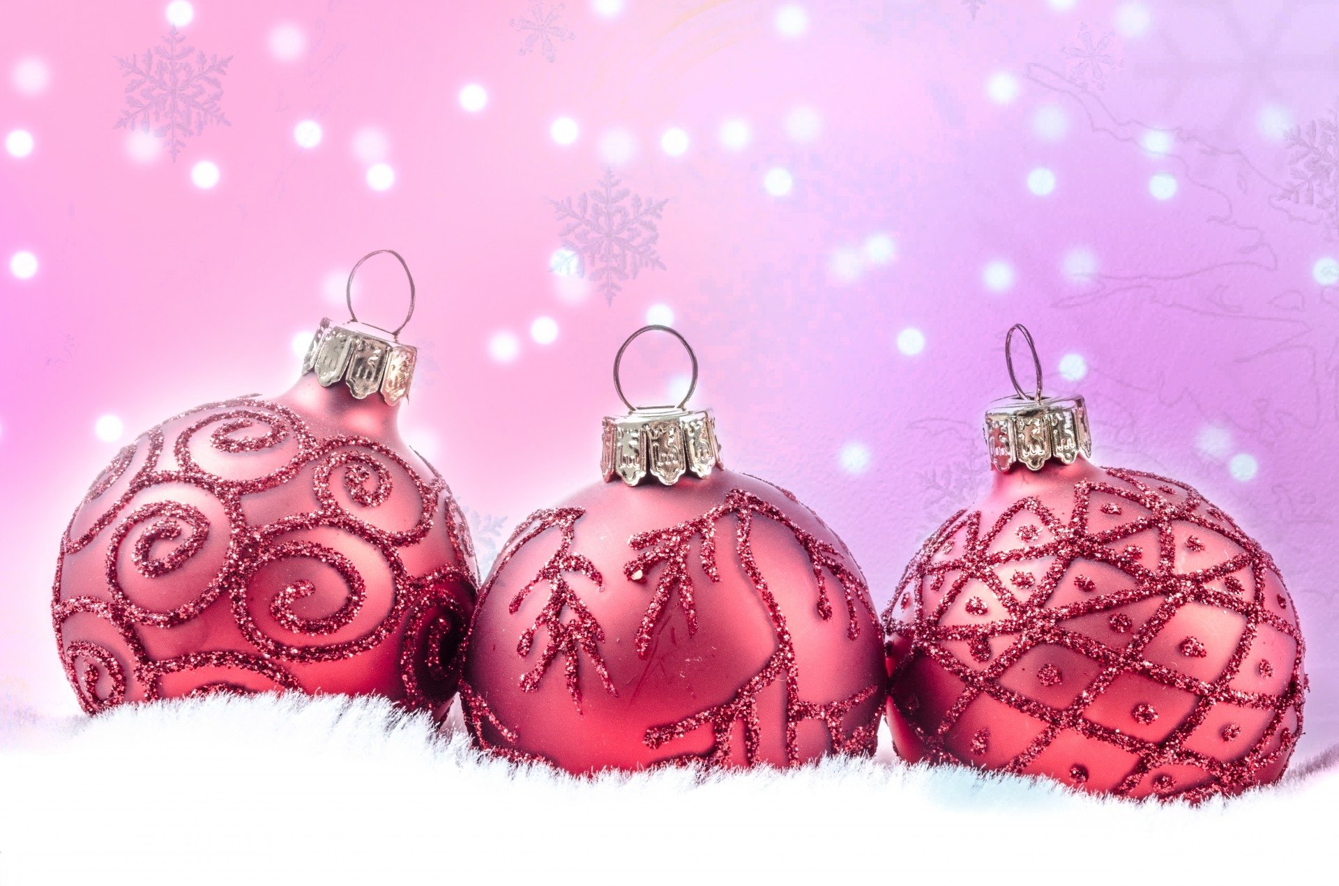 Pink Christmas Tree - HD Wallpaper 