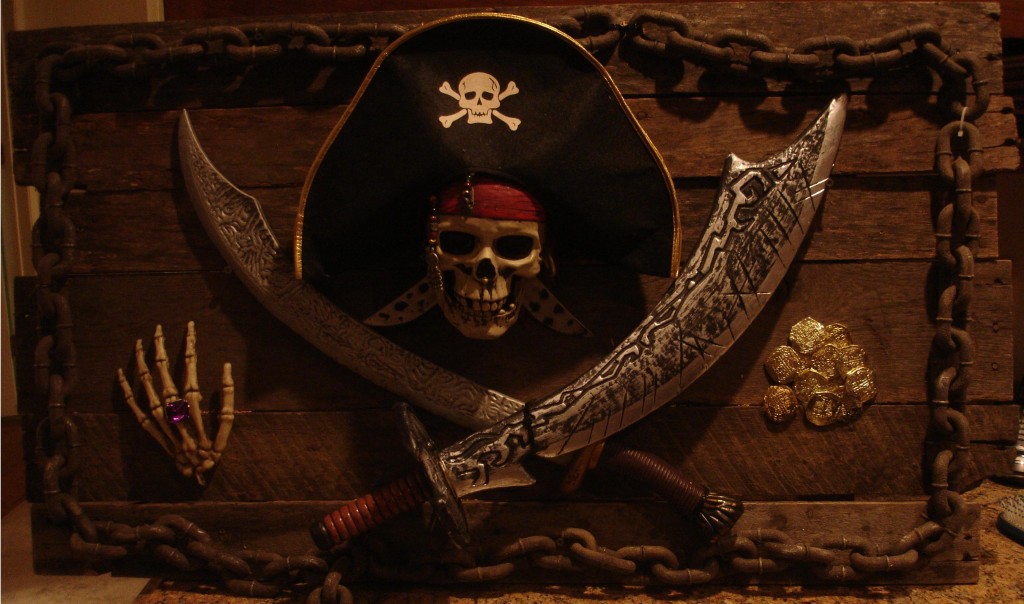 Pirates Skull Halloween Wallpaper - Halloween Pirate - HD Wallpaper 