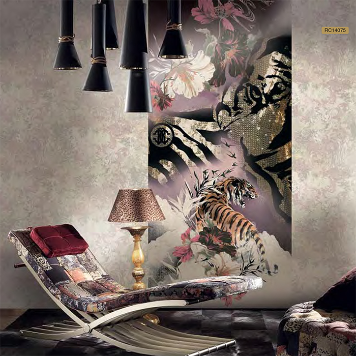 Roberto Cavalli Wallpaper Tiger - HD Wallpaper 