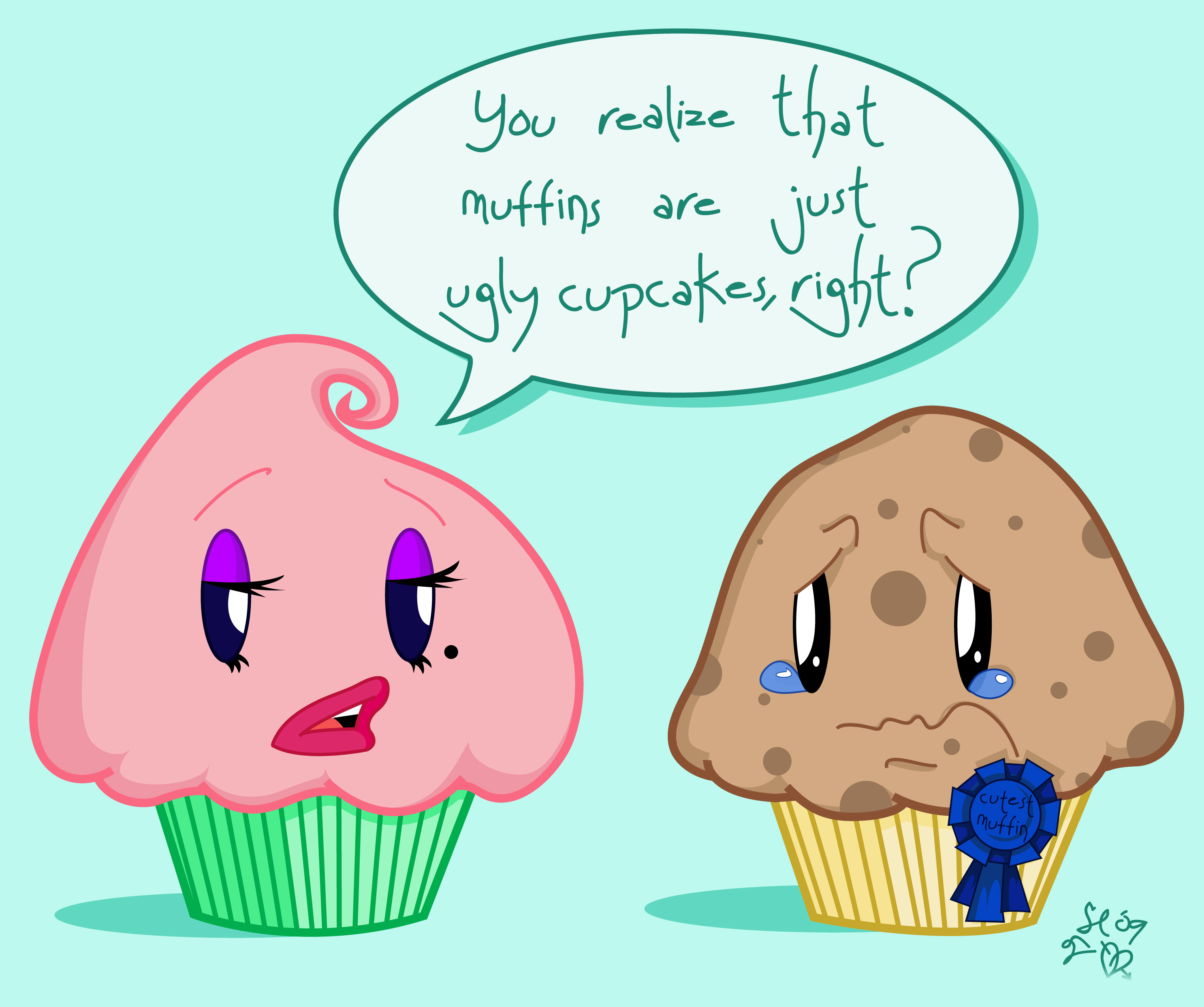 Cupcake / Muffin - Ugly Cupcake - HD Wallpaper 