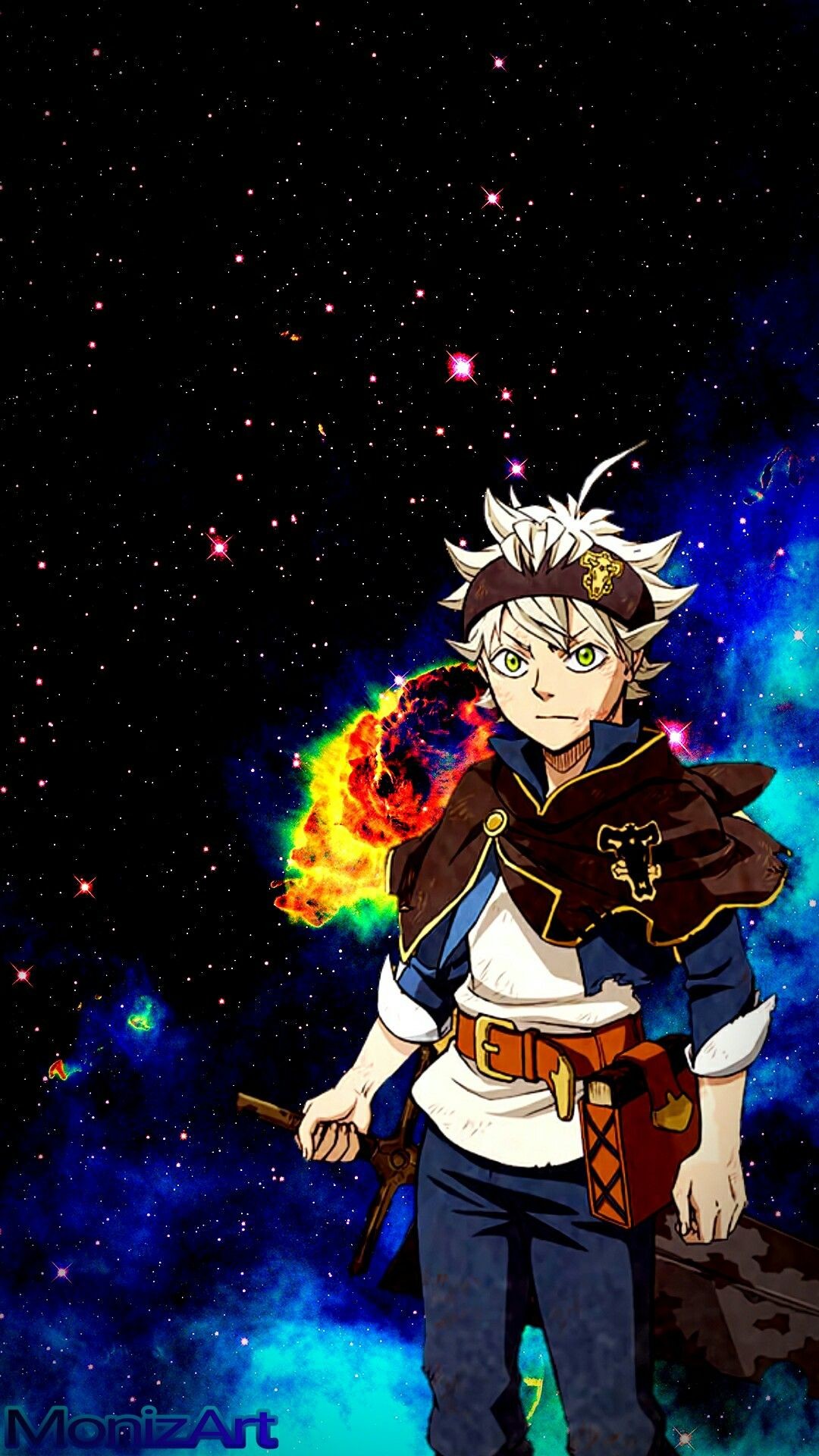 1080x1920, Asta, Black Clover Wallpaper Papel De Parede - Black Clover Wallpaper Phone - HD Wallpaper 