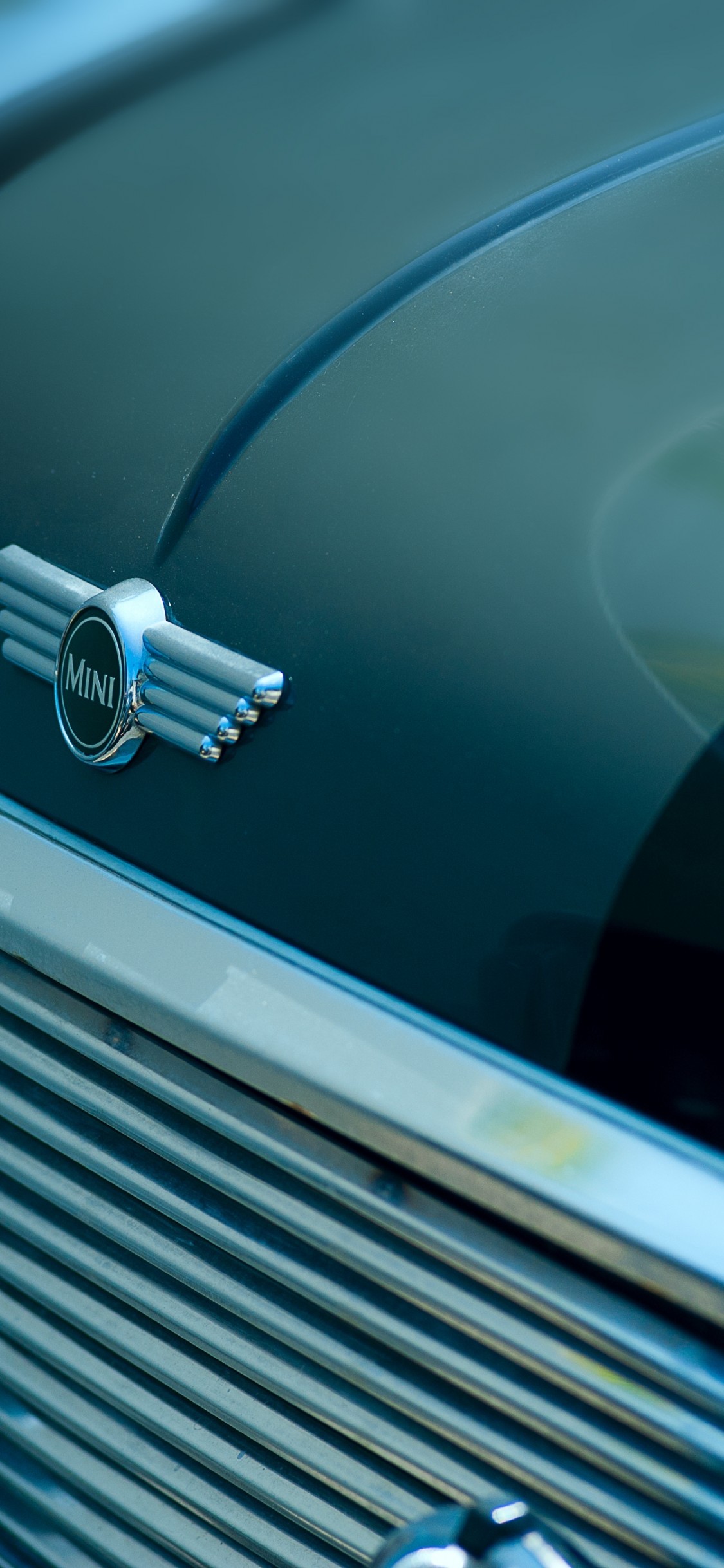 Mini Cooper, Classic, Cars, Front View - Classic Mini Cooper Car - HD Wallpaper 