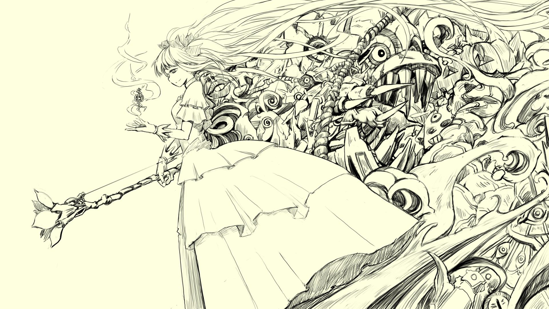 The Anime Girl Sketch Wallpaper, Anime Girl Sketch - Sketch Background - 1920x1080 Wallpaper The Anime Girl Sketch Wallpaper, Anime Girl Sketch - Sketch Background - 1920x1080 Wallpaper
