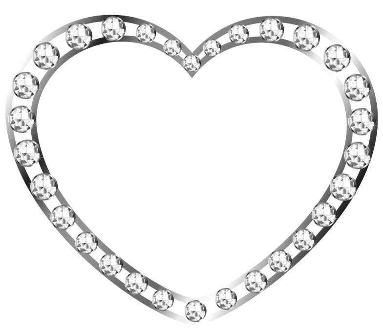 Pixel Resolution - Silver Heart Png - HD Wallpaper 