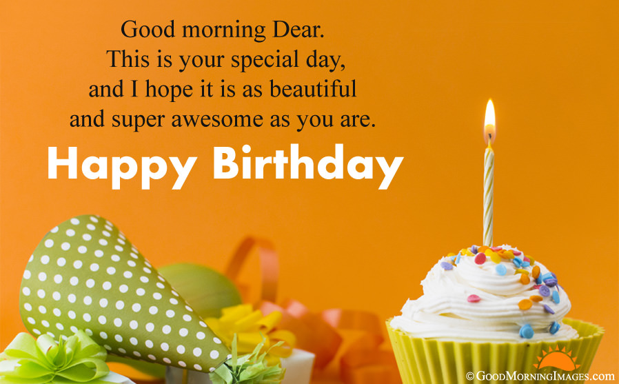 Latest Good Morning Birthday Wishes Hd Wallpaper - Happy Birthday Wishes Hd  - 898x557 Wallpaper 