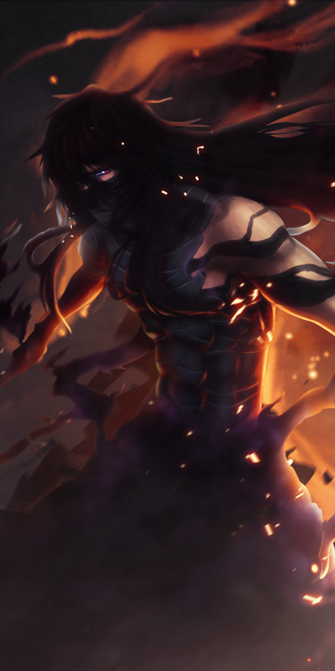 Kurosaki Ichigo, Getsuga Tenshou, Bleach, Final Transform - Ichigo Final Getsuga Tenshou 3d - HD Wallpaper 
