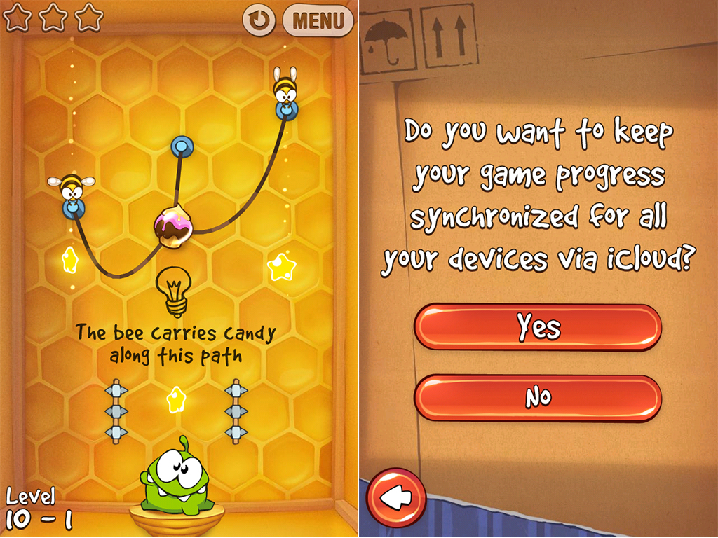Cut The Rope Is Updated With Icloud Syncing And On - Cut The Rope - HD Wallpaper 