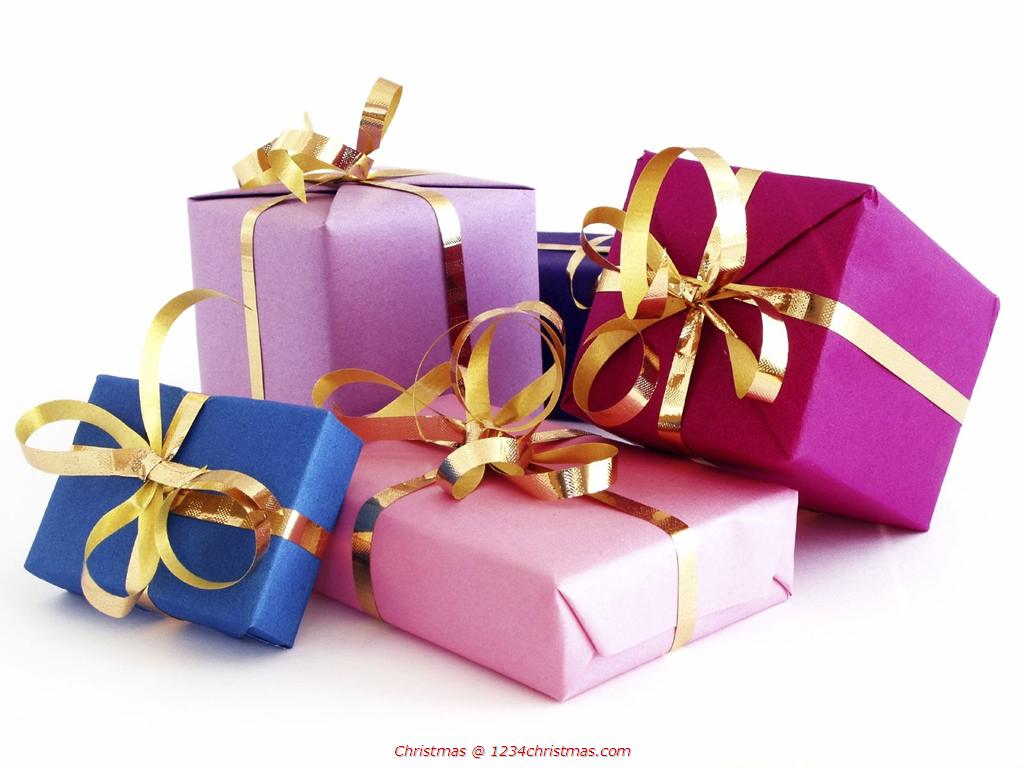 Free Christmas Gifts Wallpaper - Free Images Christmas Presents - HD Wallpaper 