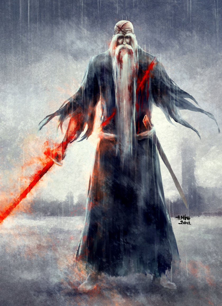 Genryusai Shigekuni Yamamoto, Bleach, Anime, Warrior, - Yamamoto Genryuusai - HD Wallpaper 