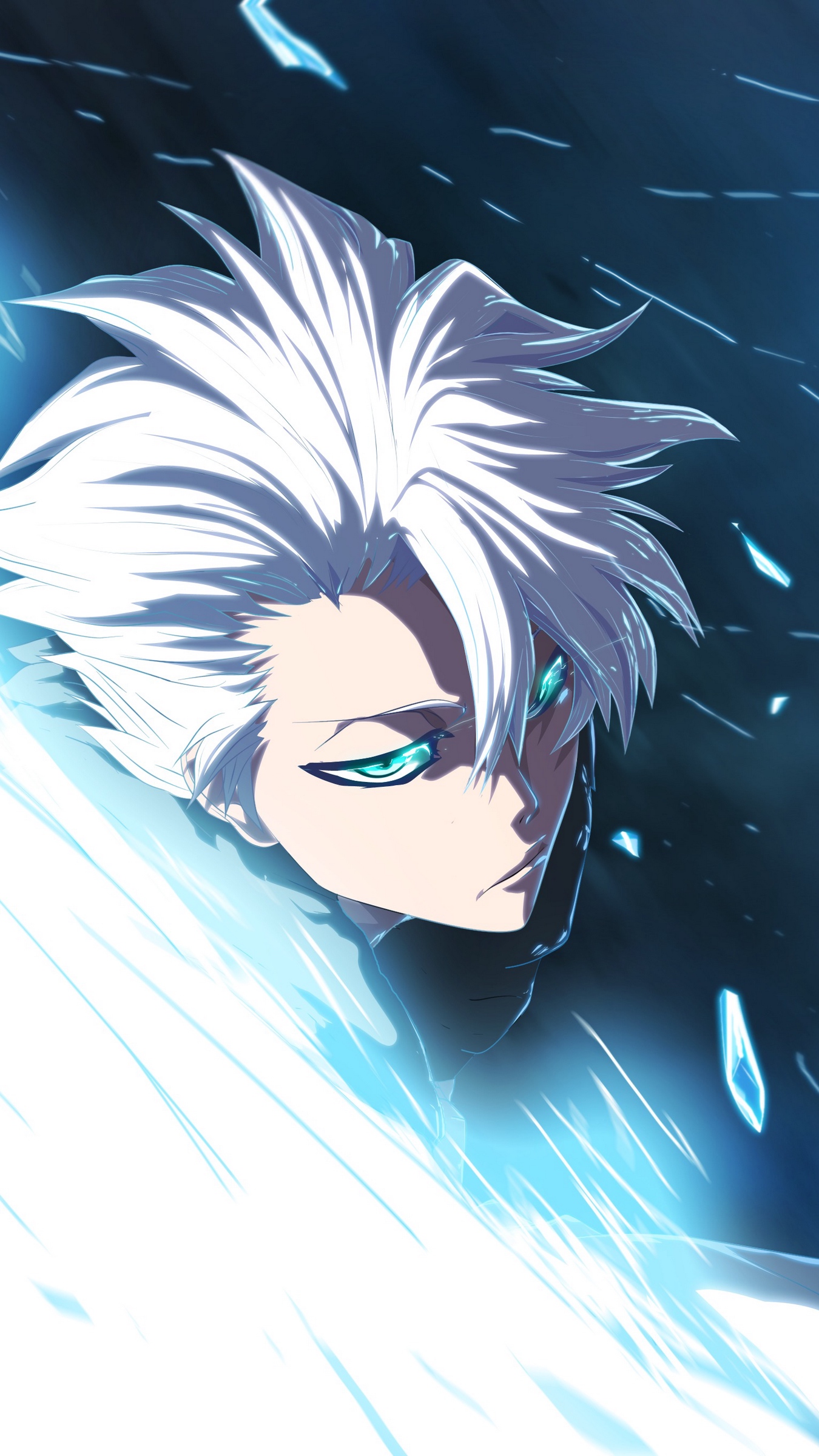 Wallpaper Toshiro Hitsugaya, Bleach, Shinigami, Art - Toshiro Hitsugaya Wallpaper Iphone - HD Wallpaper 
