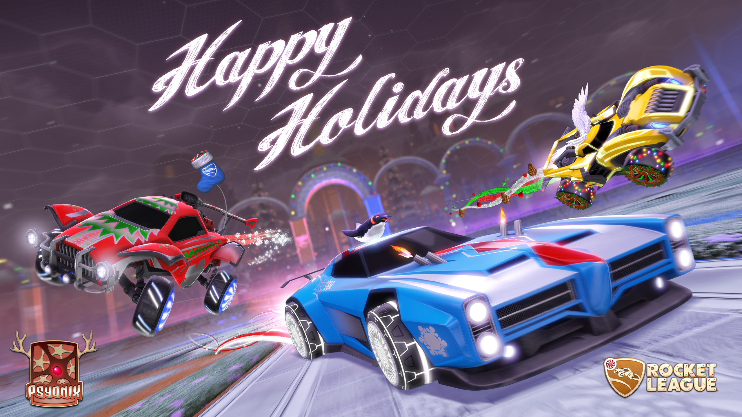 Rocket League Frosty Fest 2018 - HD Wallpaper 