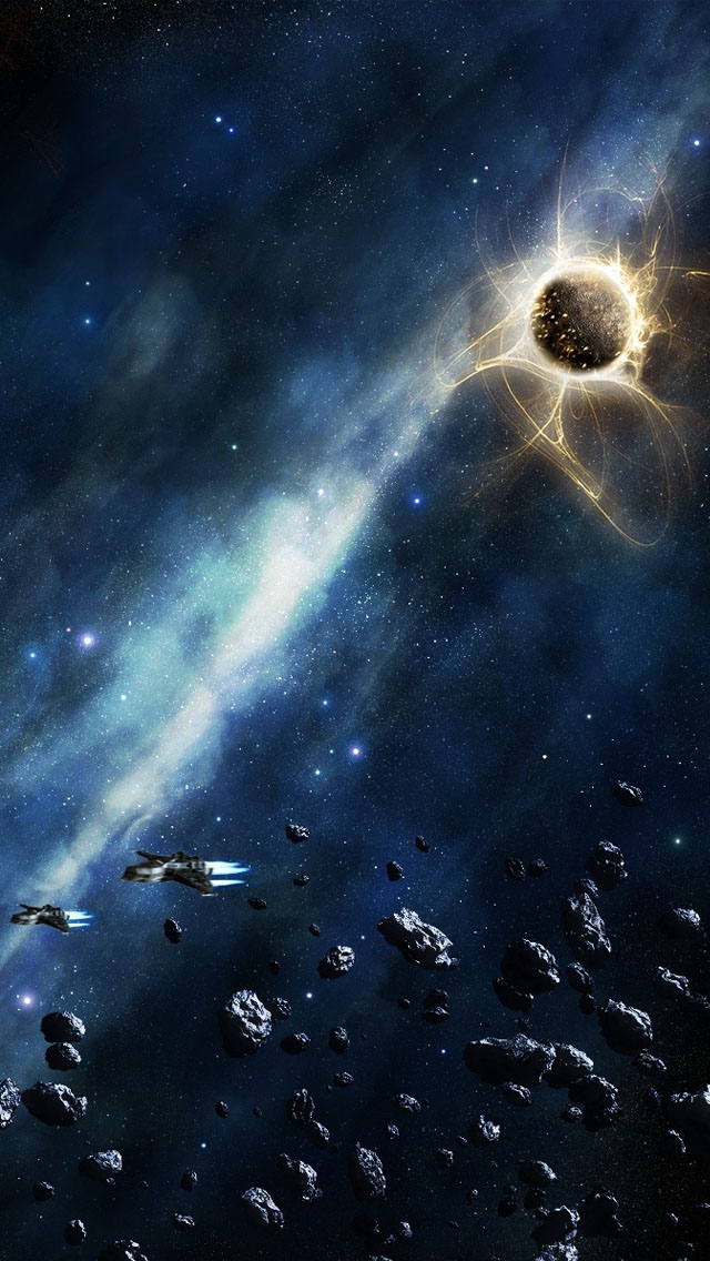 Hell On Earth Iphone Wallpaper - Asteroid Belt Wallpaper Iphone - HD Wallpaper 