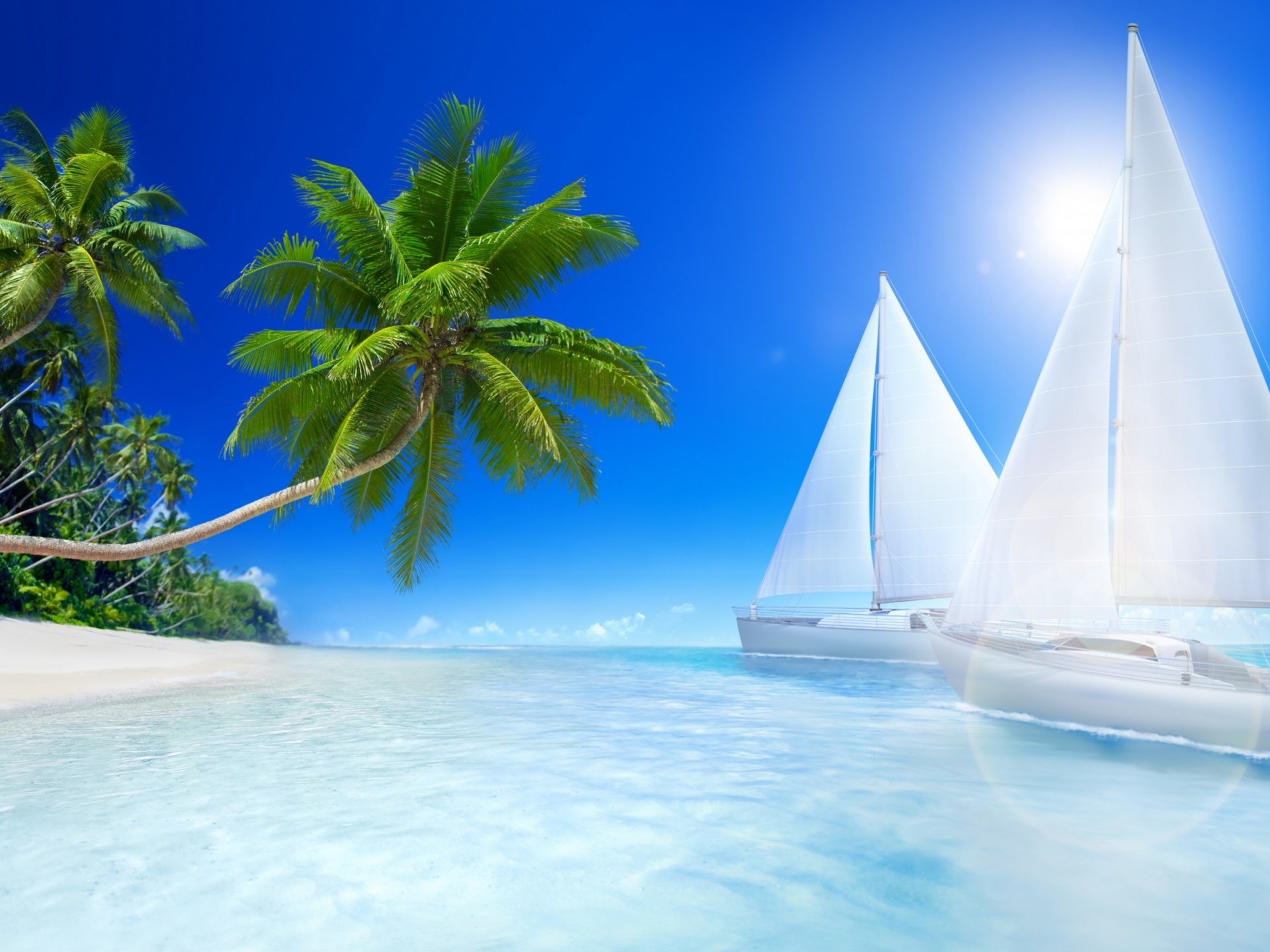 1920x1440, Beautiful Beach Ultra Hd 32k Wallpaper 
 - Beach Desktop Backgrounds - HD Wallpaper 