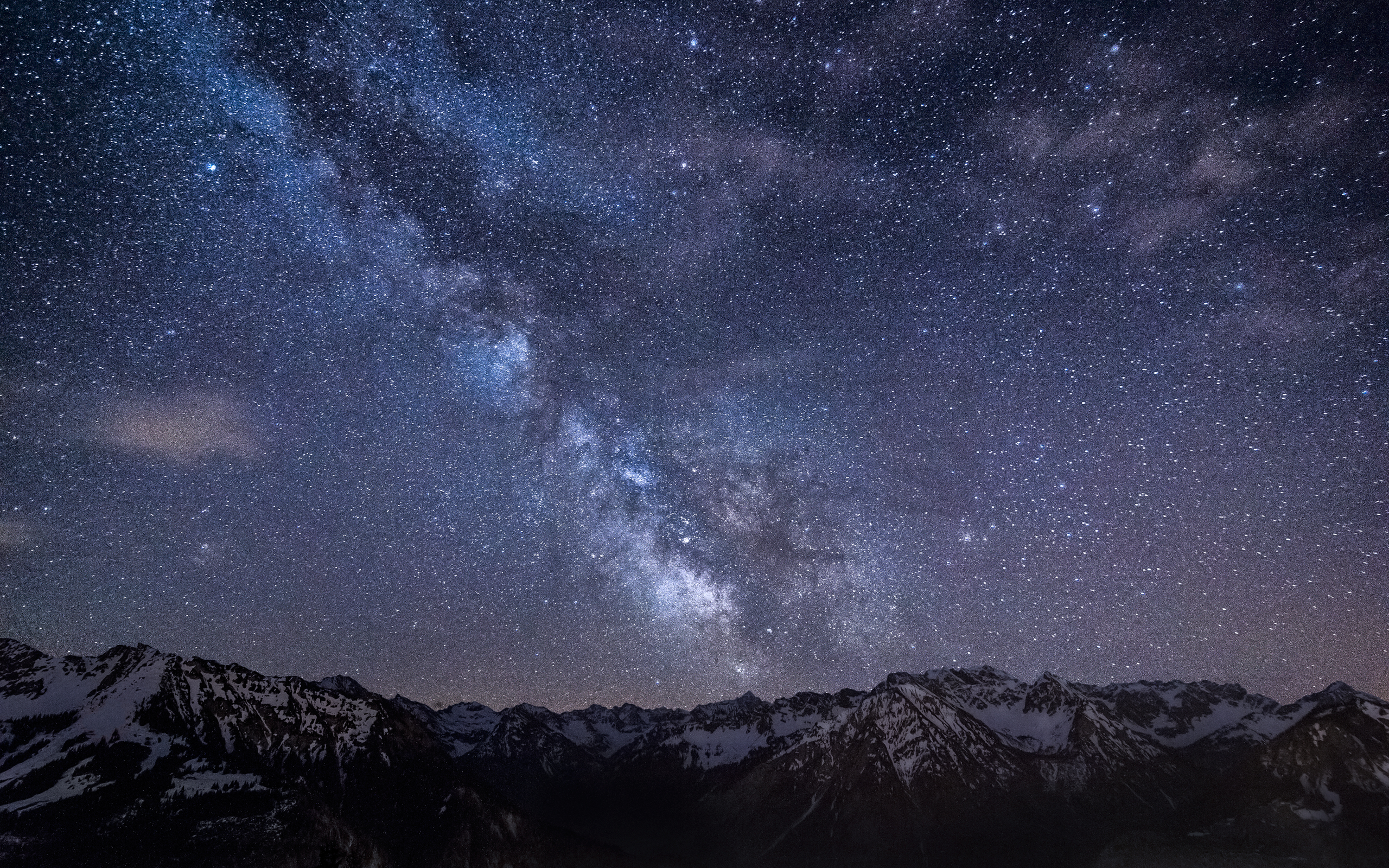 Cool Milky Way Landscape Wallpaper Images - Night Sky - HD Wallpaper 