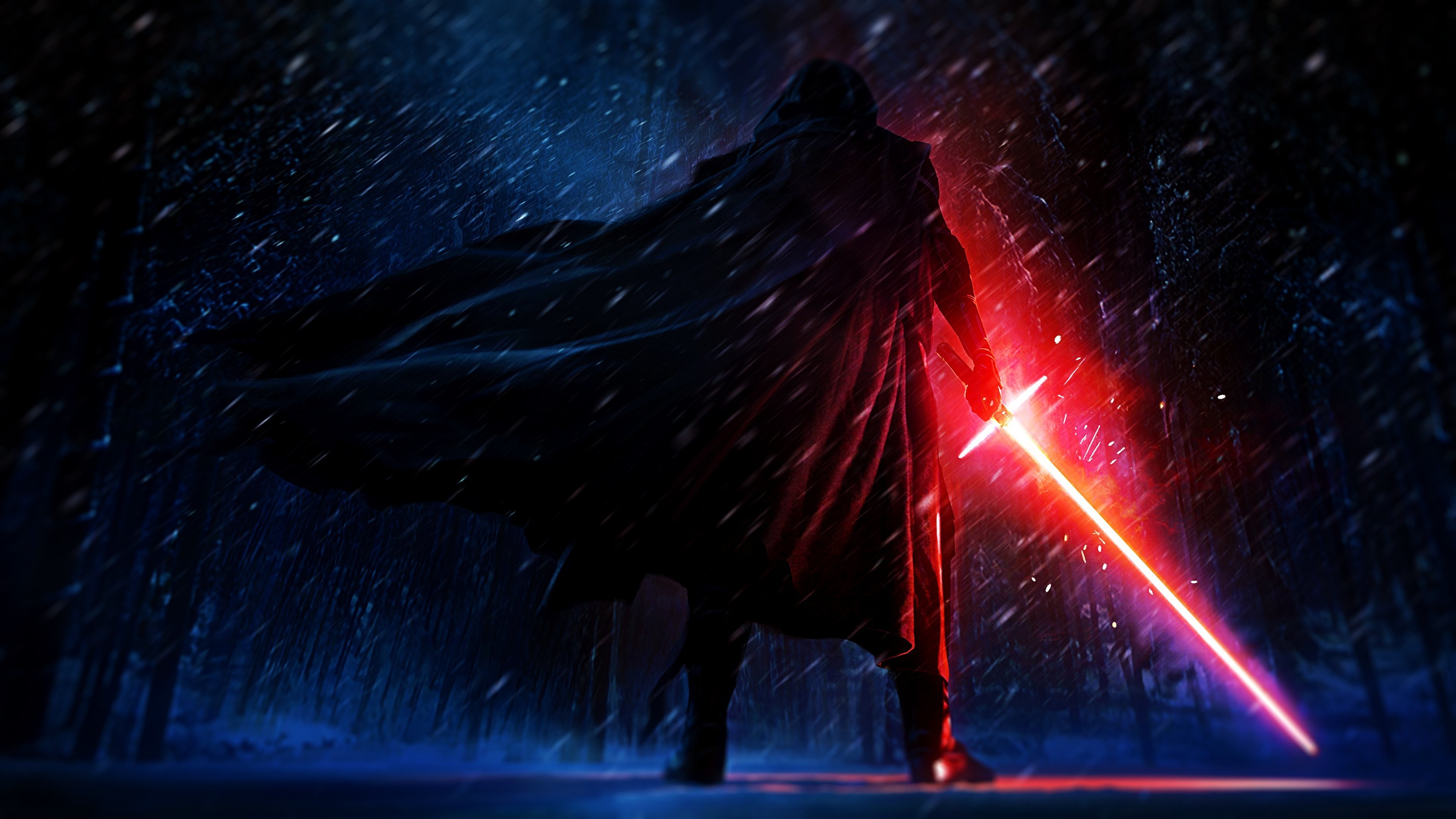 Kylo Ren Star Wars The Force Awakens Wallpapers - Kylo Ren Wallpaper 4k - HD Wallpaper 