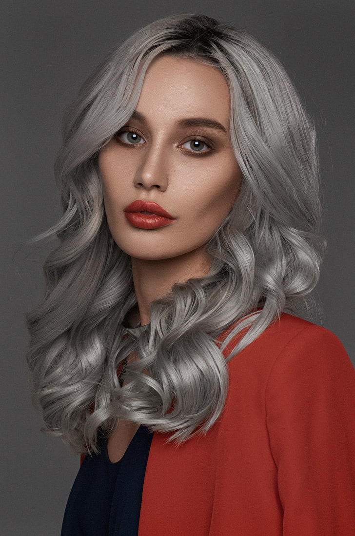 Portrait, Red Lipstick, Women, Model, Artemy Mostovoy, - Photo Shoot - HD Wallpaper 