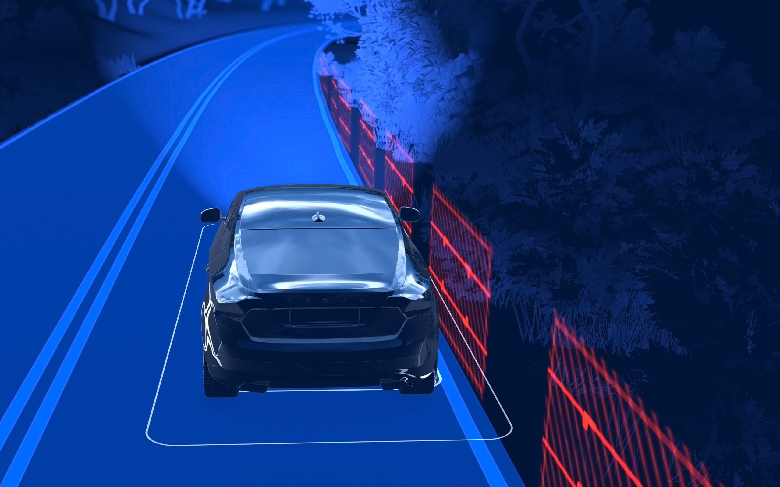 Volvo S60 Pilot Assist - HD Wallpaper 